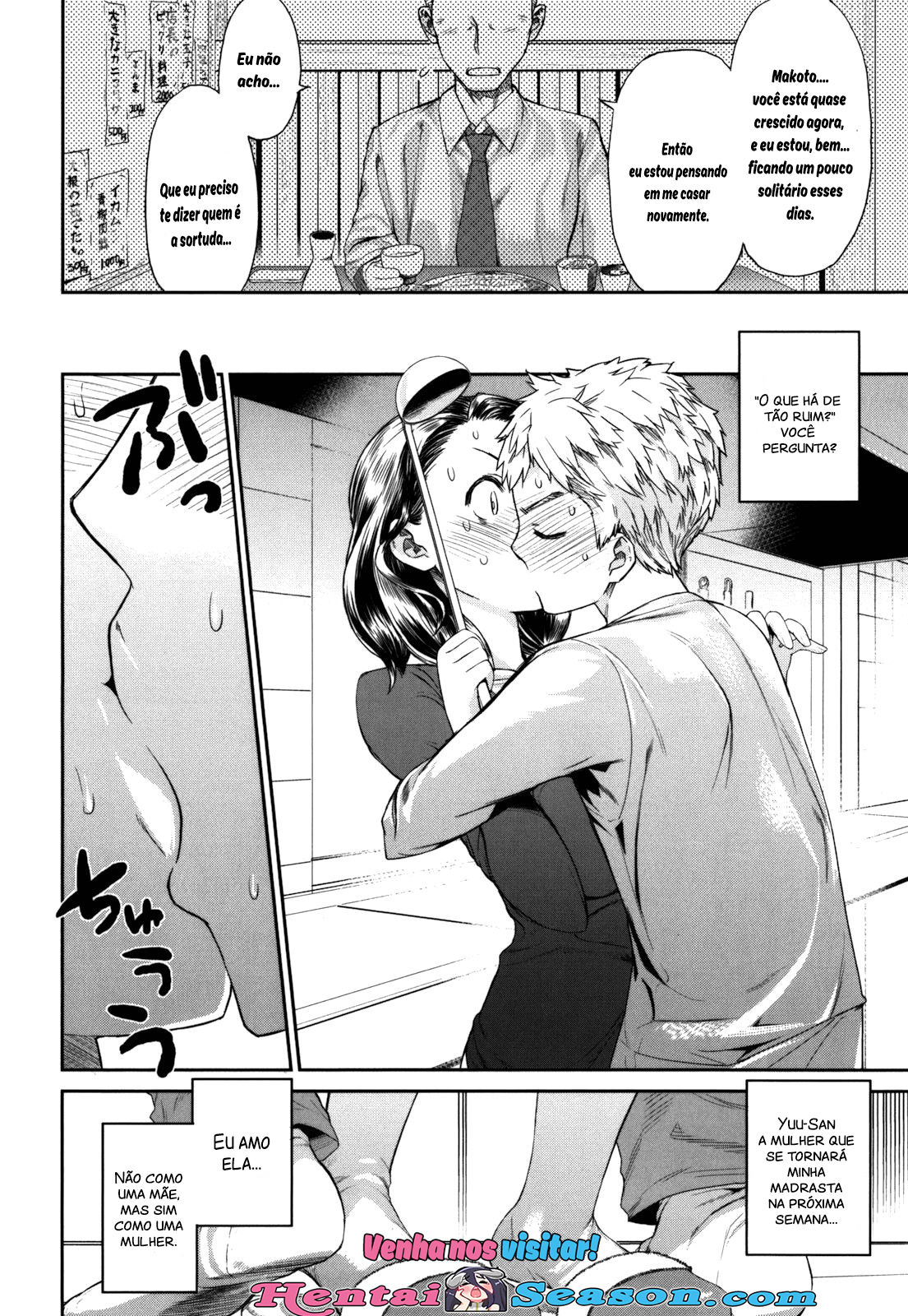 [Wamusato Haru] Chichi no Koibito | Amante do papai. (COMIC HOTMiLK 2010-12) [Portuguese-BR] image number 2