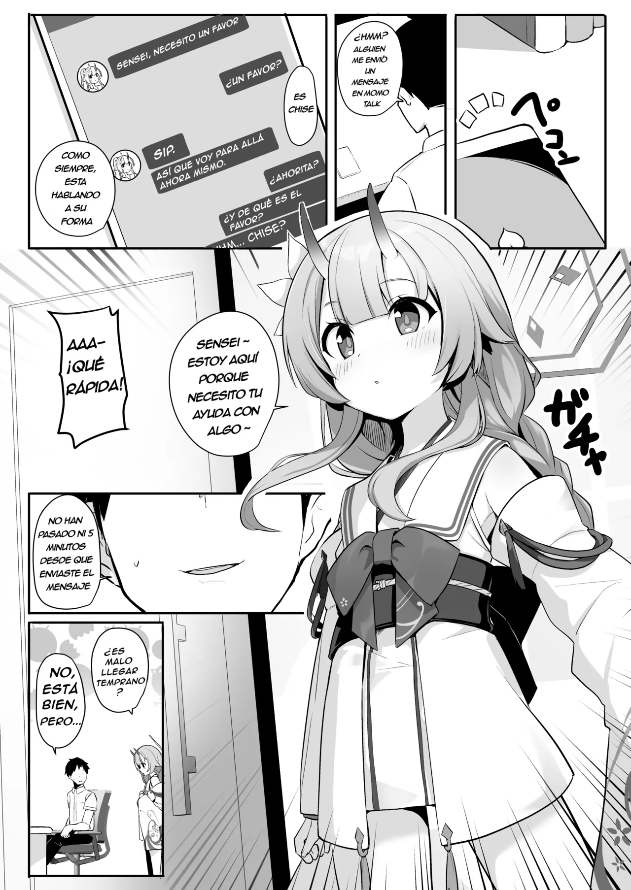 [Milk Pudding (Jamcy)] Mizugi da yo Ippai Dasete Ureshii ne | Me gusta que muestres tanto en ese traje de baño (Blue Archive) [Spanish] [Digital] Bildnummer 2