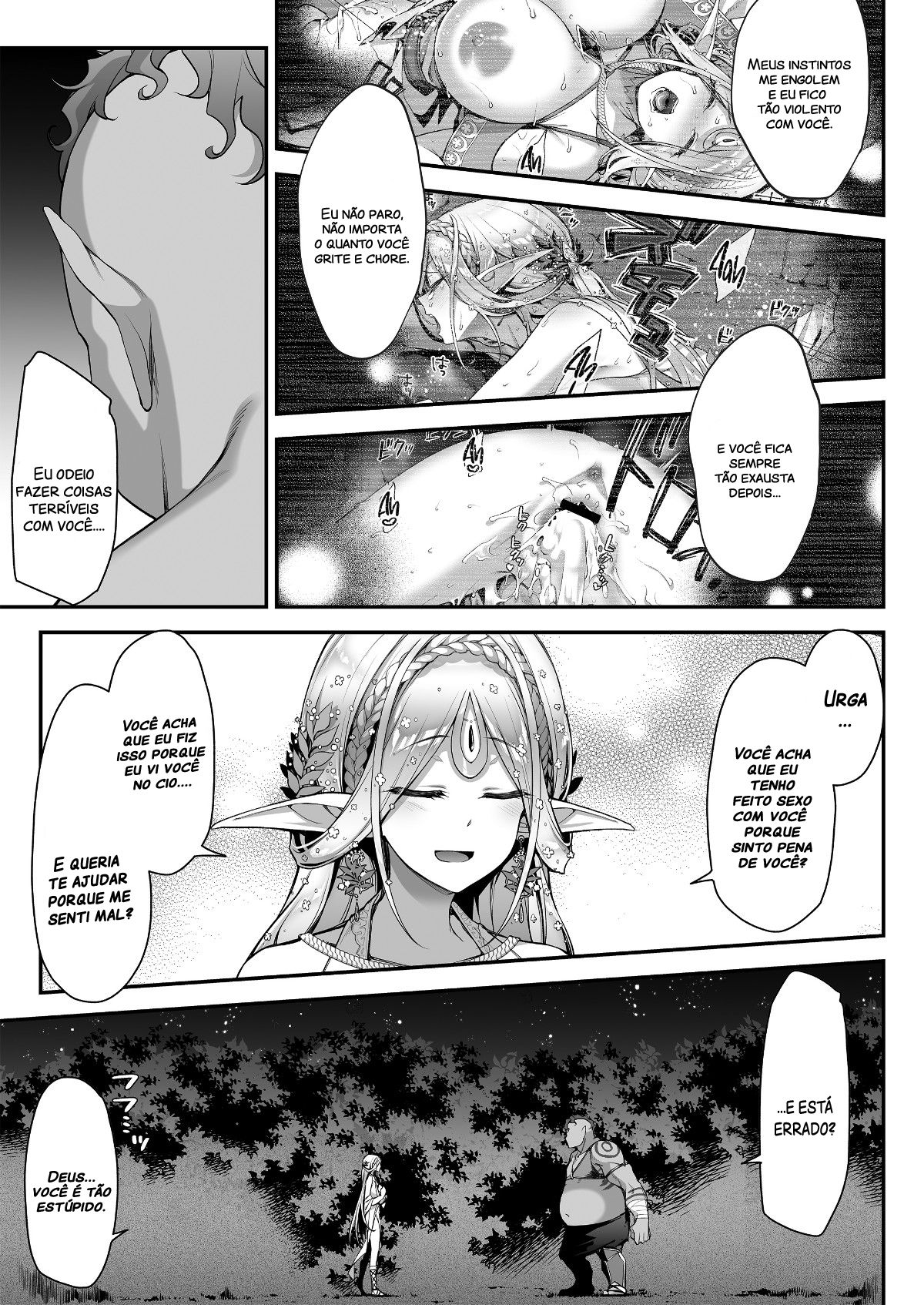 [Ichinose Land] Midara na Elf-san wa Orc-kun ga Osuki [Portuguese-BR] [Digital] изображение № 18