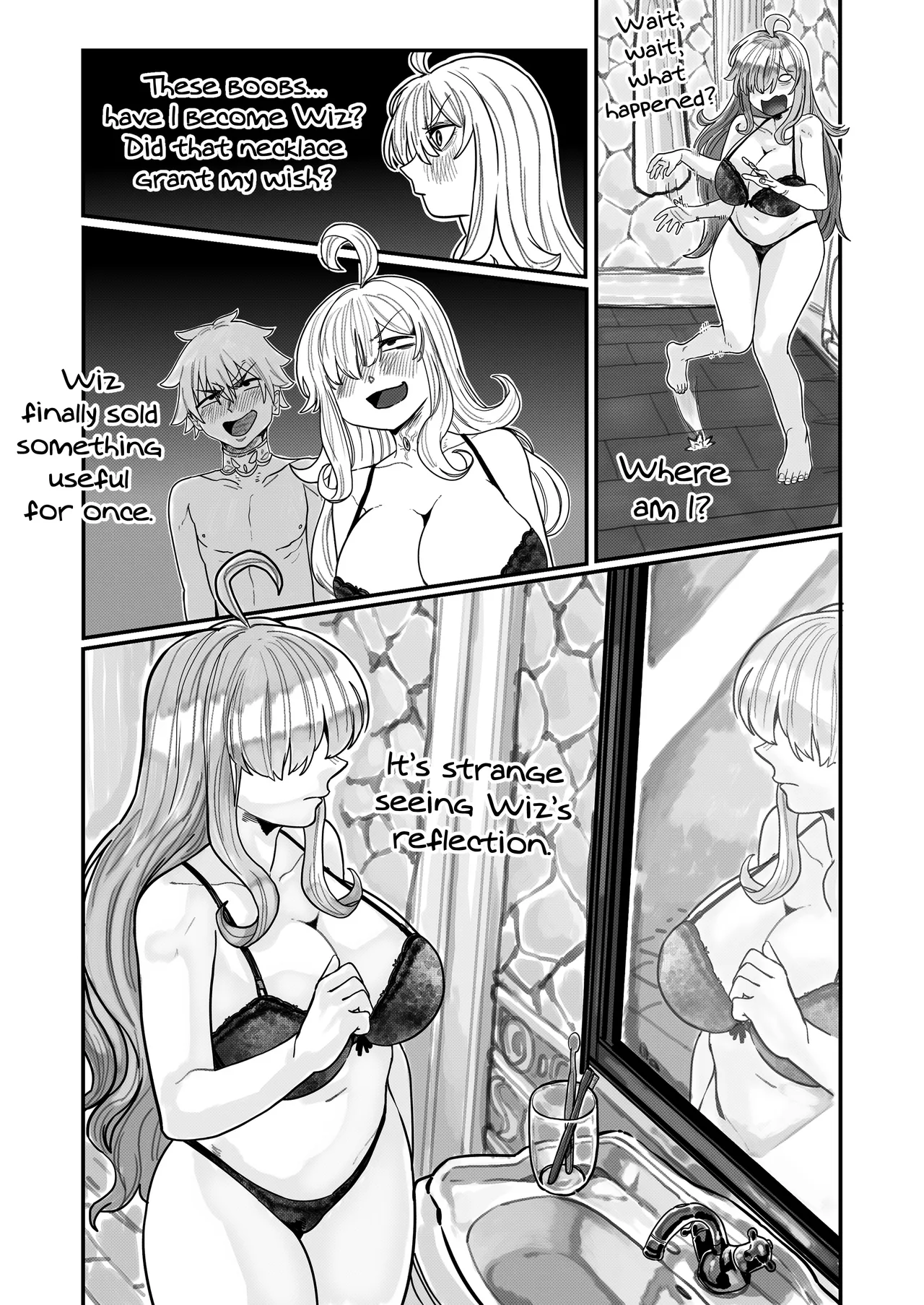 Konosuba: Wiz's possessed Bathtime numero di immagine  5