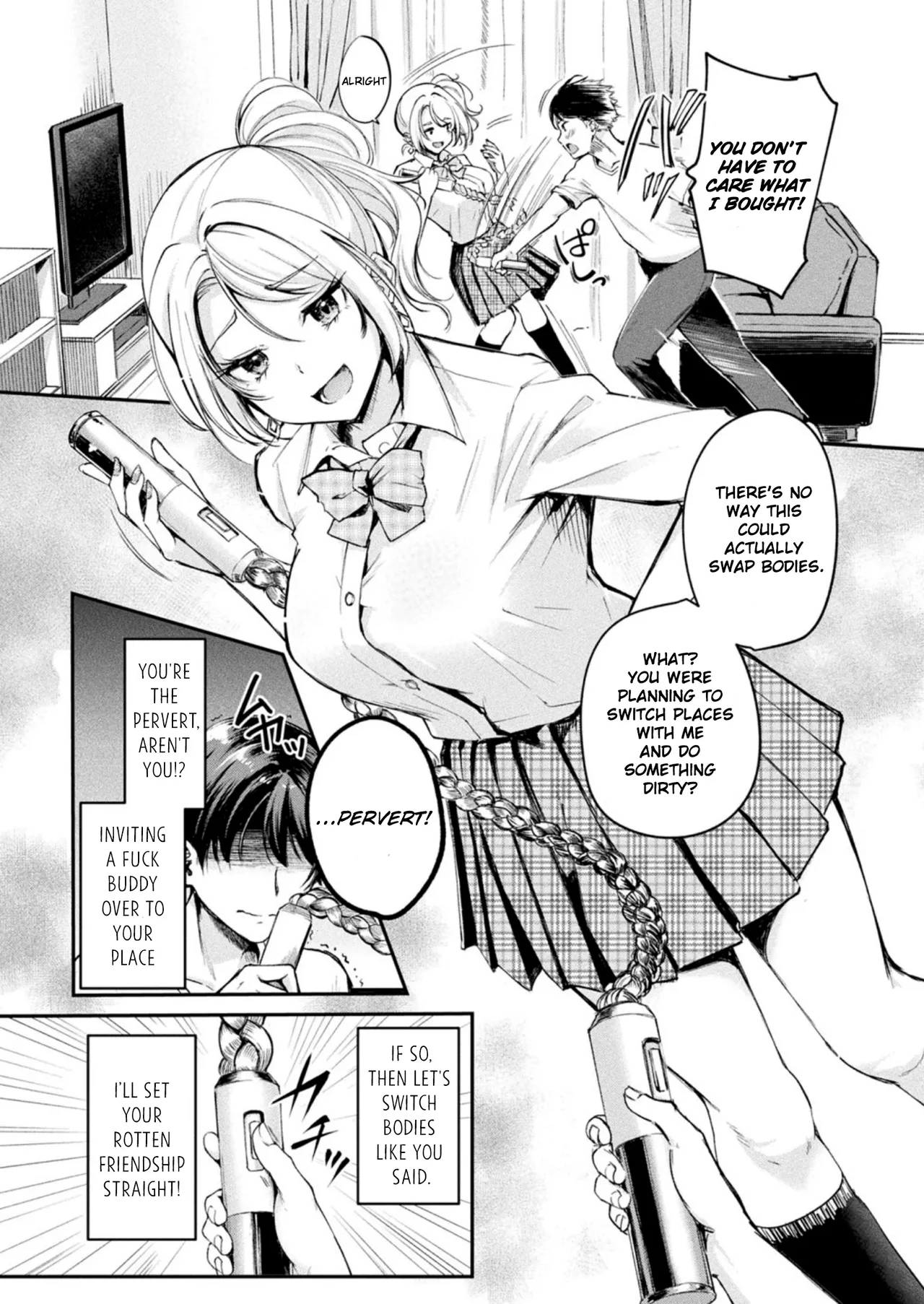 [Regdic] TS Goods Panic ~Iritani Kyoudai no Baai~ | TS Goods Panic ~The Case of the Iriya's Siblings~ (COMIC Unreal 2025-08 Vol. 116) [English] [Digital] 画像番号 4