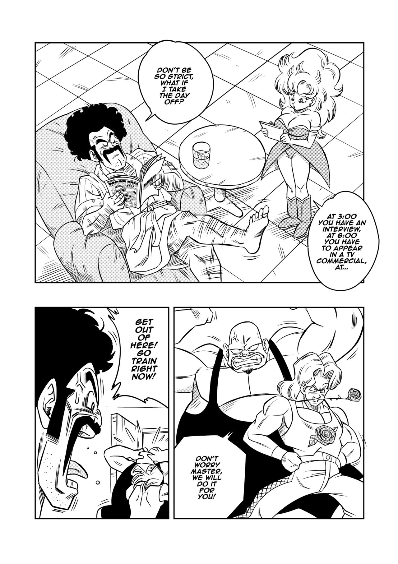 [Yamamoto] Mr. Satan's Secret Training (Dragon Ball Z) [English] [Decensored] imagen número 3