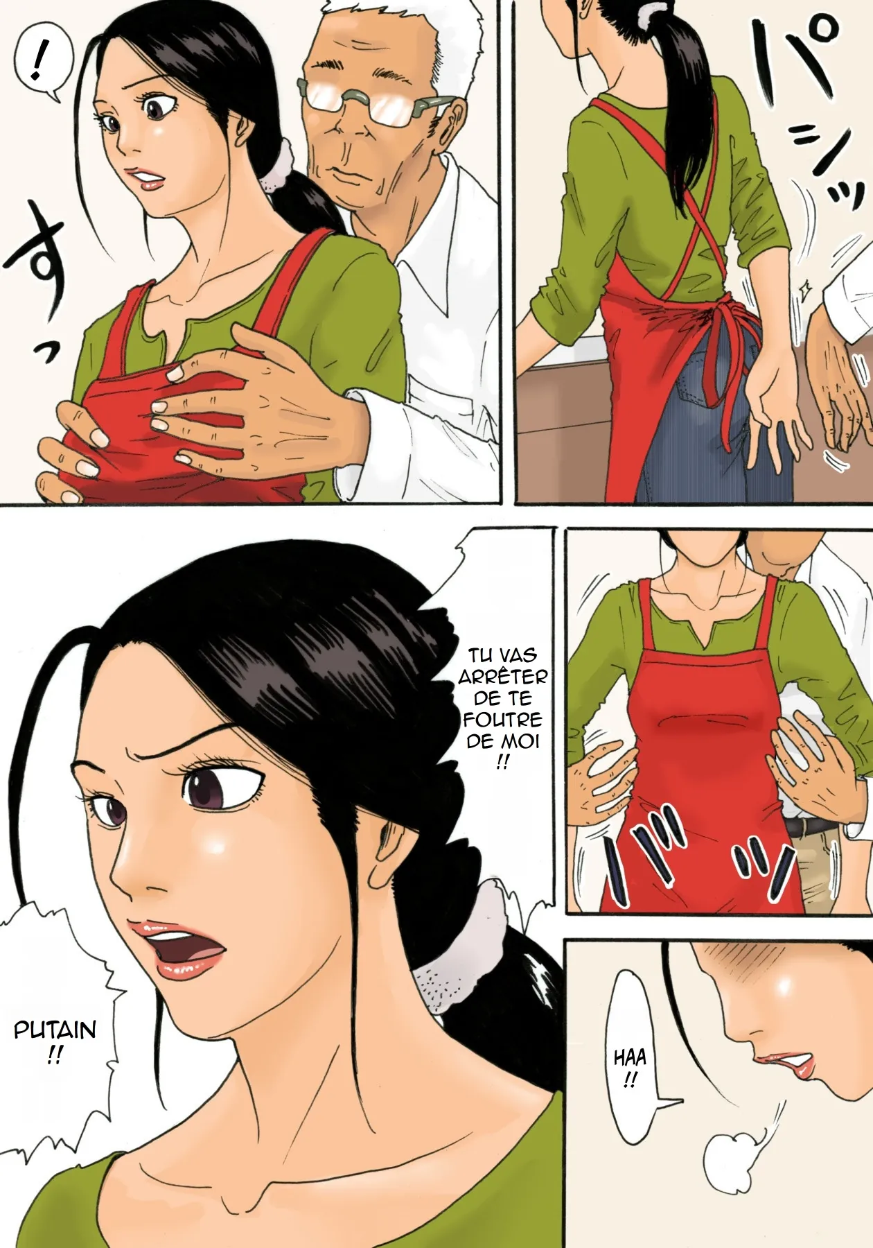 [Kiyokawa Zaidan (Kiyokawa Nijiko)] Otou-san to Issho | Avec mon beau-père [French] (hentailuxe.com) 画像番号 4