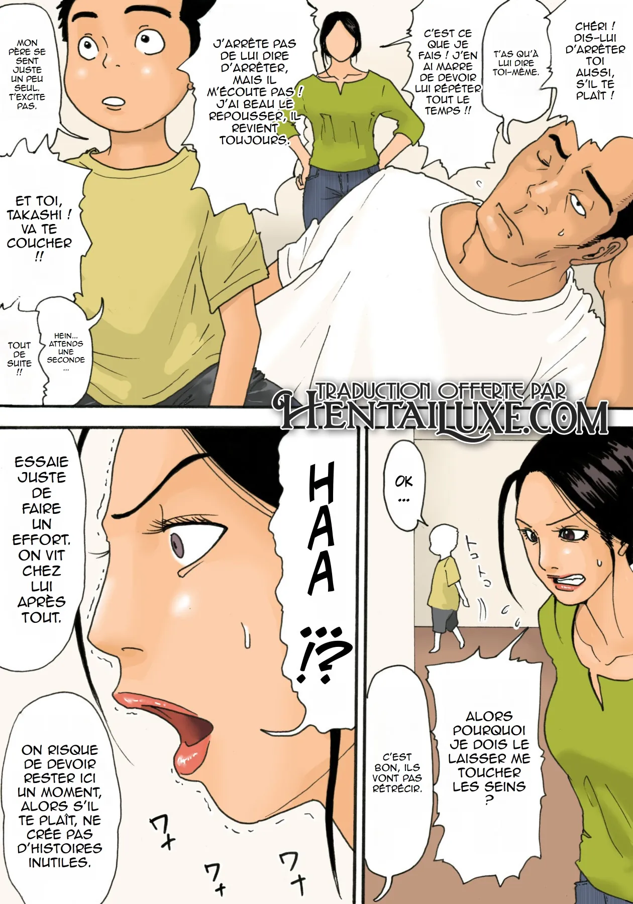 [Kiyokawa Zaidan (Kiyokawa Nijiko)] Otou-san to Issho | Avec mon beau-père [French] (hentailuxe.com) 画像番号 5