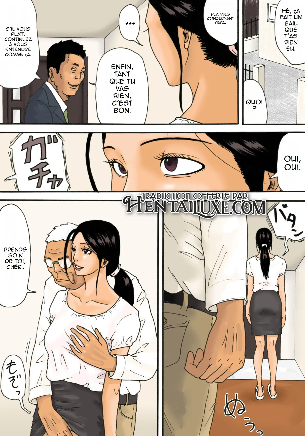 [Kiyokawa Zaidan (Kiyokawa Nijiko)] Otou-san to Issho | Avec mon beau-père [French] (hentailuxe.com) 画像番号 22