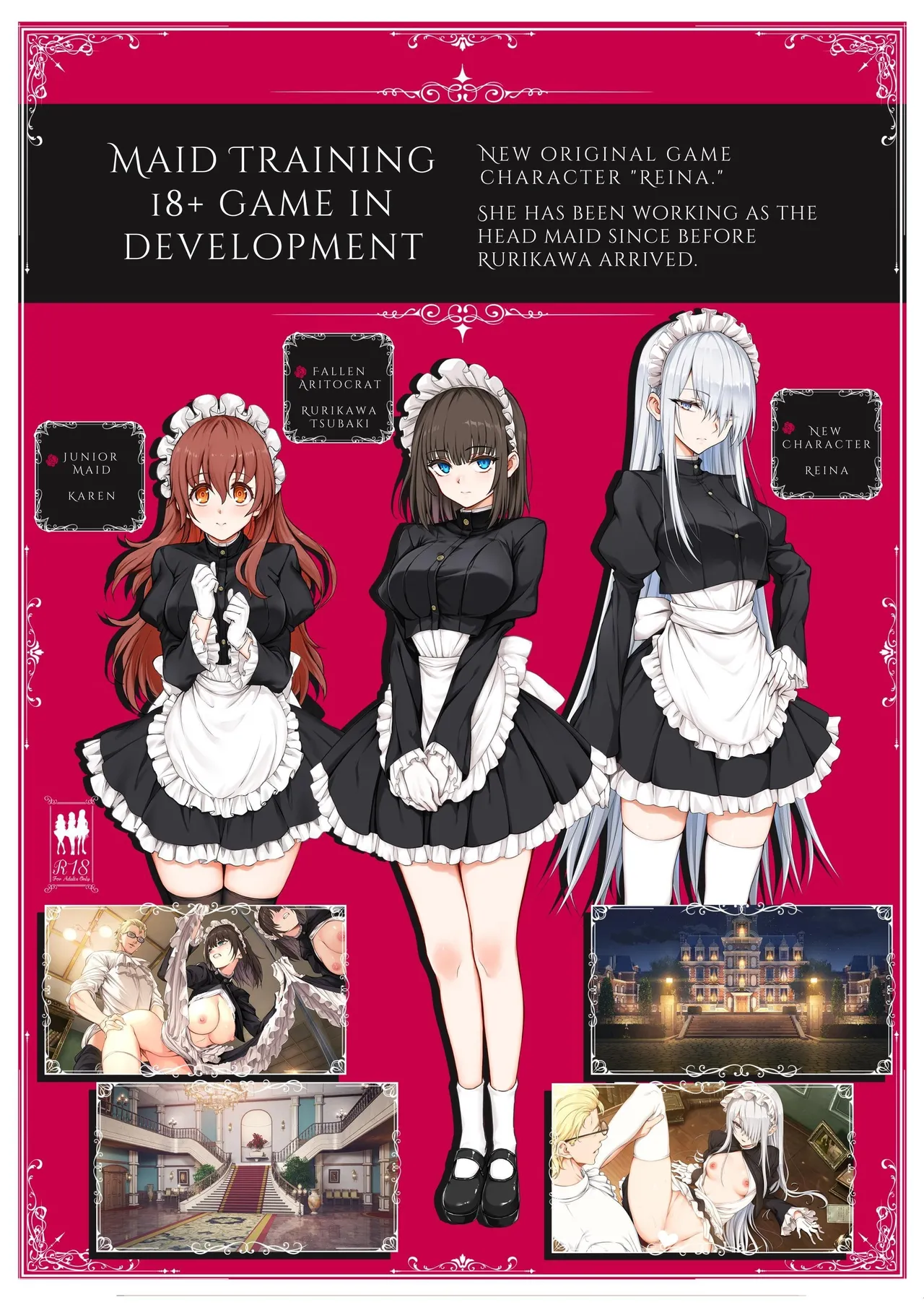 [Kyockchokyock (Kyockcho)] Maid Kyouiku. 8 -Botsuraku Kizoku Rurikawa Tsubaki- | Maid Education 8 - Fallen Aristocrat Rurikawa Tsubaki [English] [Guesswork] [Digital] image number 30