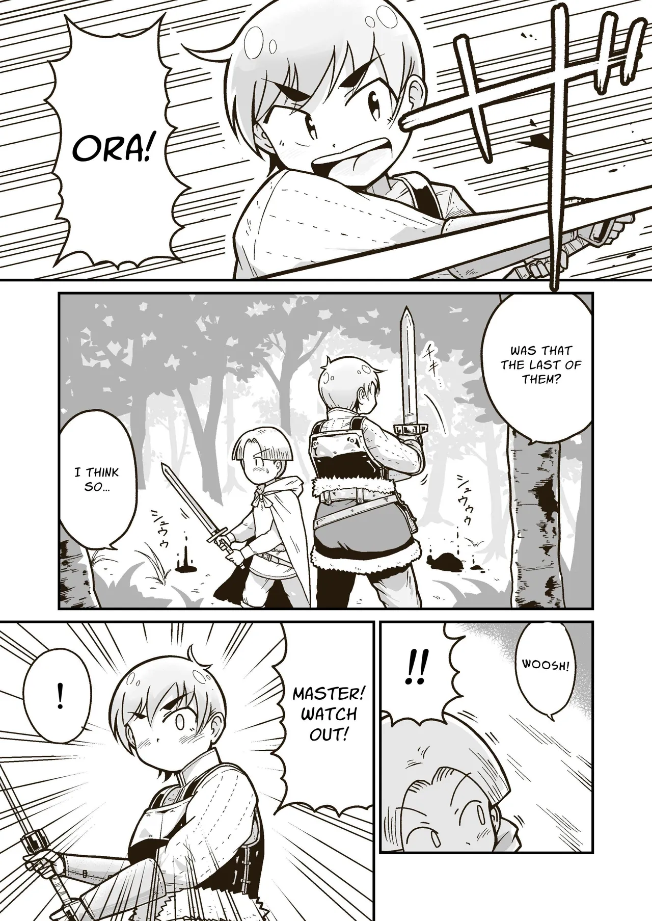 [GalleryCraft (Craft)] Me and My Master's Adventure Log ~Newbie Adventurer and Veteran Warrioress' First Time~ [English] [Leonardo DoJinshi] 画像番号 3