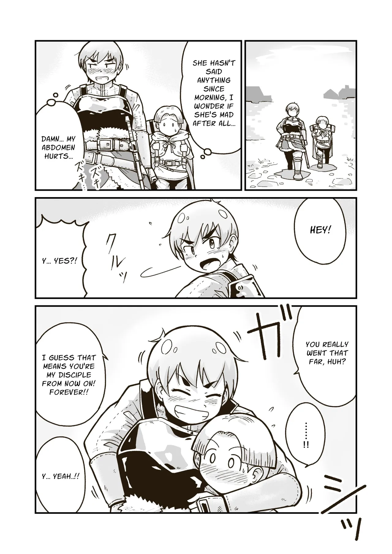 [GalleryCraft (Craft)] Me and My Master's Adventure Log ~Newbie Adventurer and Veteran Warrioress' First Time~ [English] [Leonardo DoJinshi] 画像番号 26