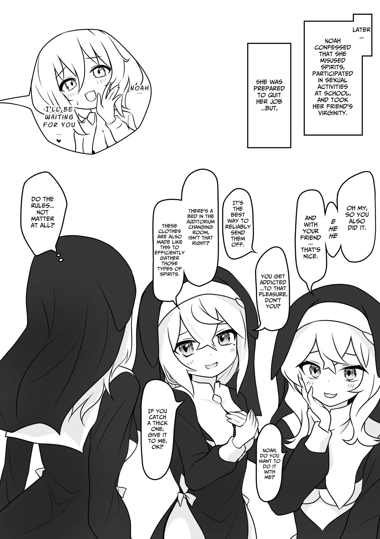 [Ayame Garden (Kakitsubata Ayame)] Runa no Ahimitsu no Futanari Ecchi | Runa x Noa Secret Futanari Sex [English] [BlinkT] image number 35