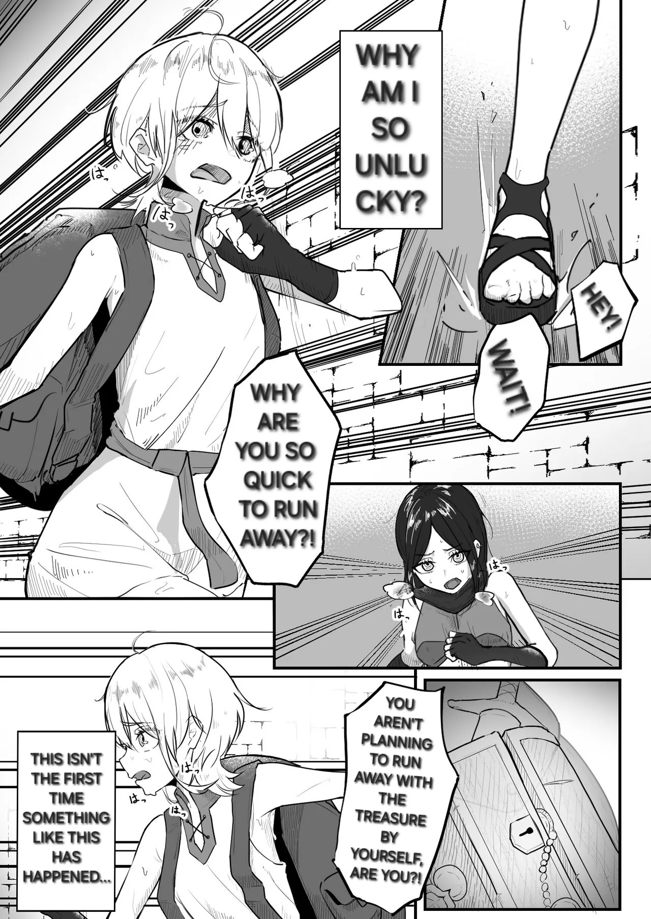 [Obake no Ringoya-san (Yuu Ringo)] Jigoujitoku de Shokushu ni Tsukamatta Boukensha Mugen Cli Iki Jigoku to Hajimete no Chikubi Iki | An adventurer who got captured by tentacles due to her own mistakes [English] [Alyssaquenn] 画像番号 3