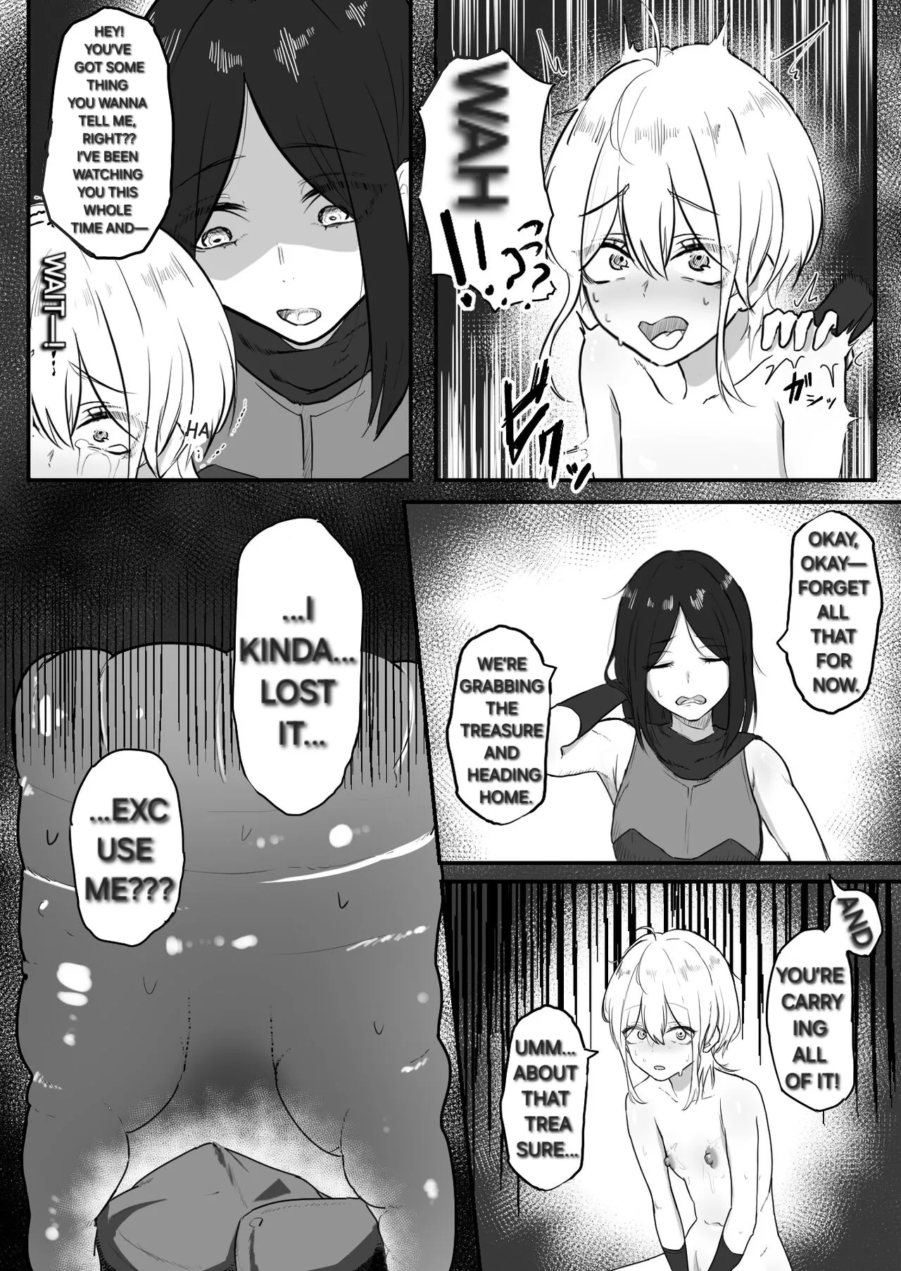 [Obake no Ringoya-san (Yuu Ringo)] Jigoujitoku de Shokushu ni Tsukamatta Boukensha Mugen Cli Iki Jigoku to Hajimete no Chikubi Iki | An adventurer who got captured by tentacles due to her own mistakes [English] [Alyssaquenn] 画像番号 25