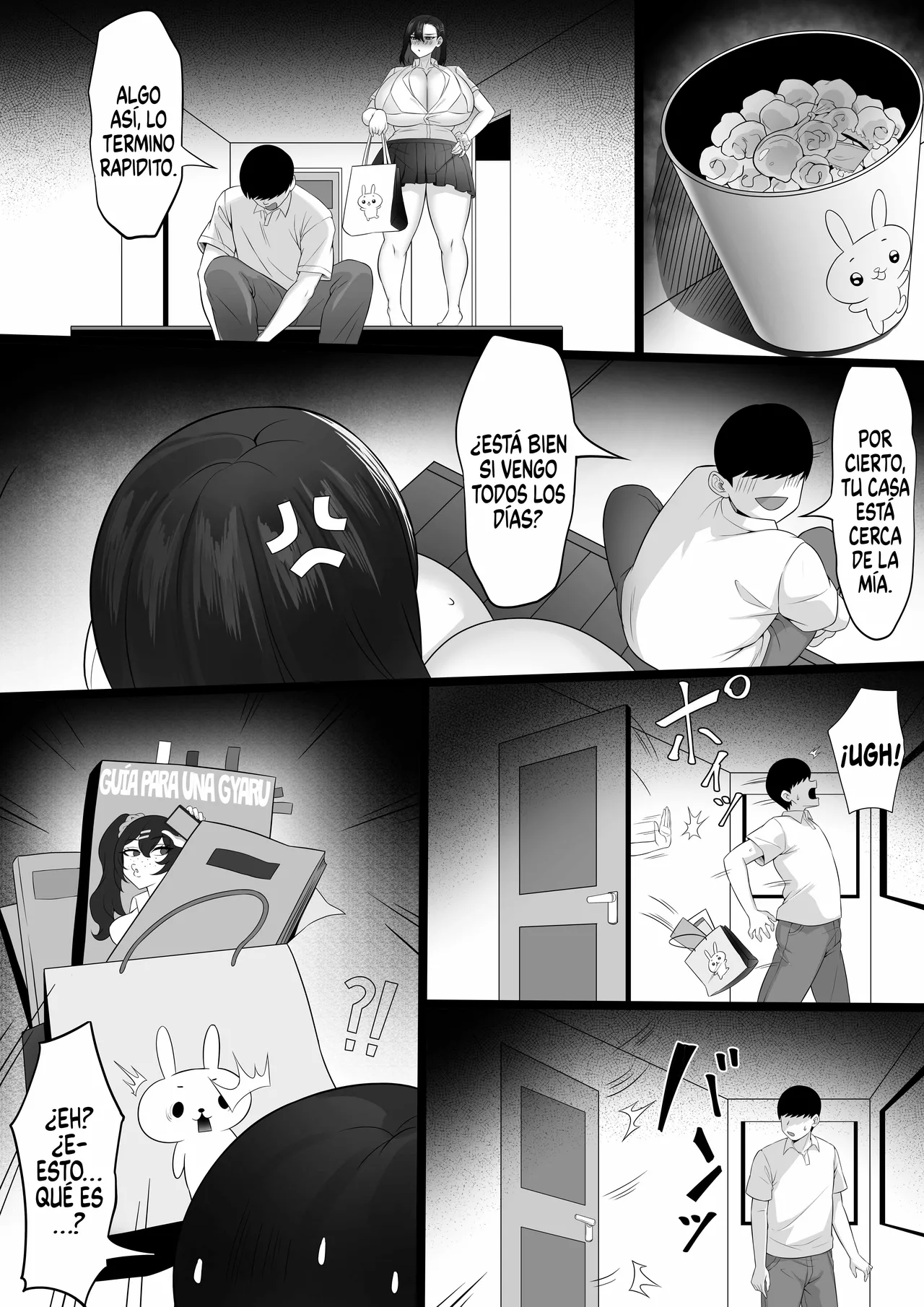 [Anabuki Bouhatei] Bakunyuu Gal no Kakushigoto｜El Secreto de la Gal Tetona [Spanish] [Kejotan] [Digital] image number 16