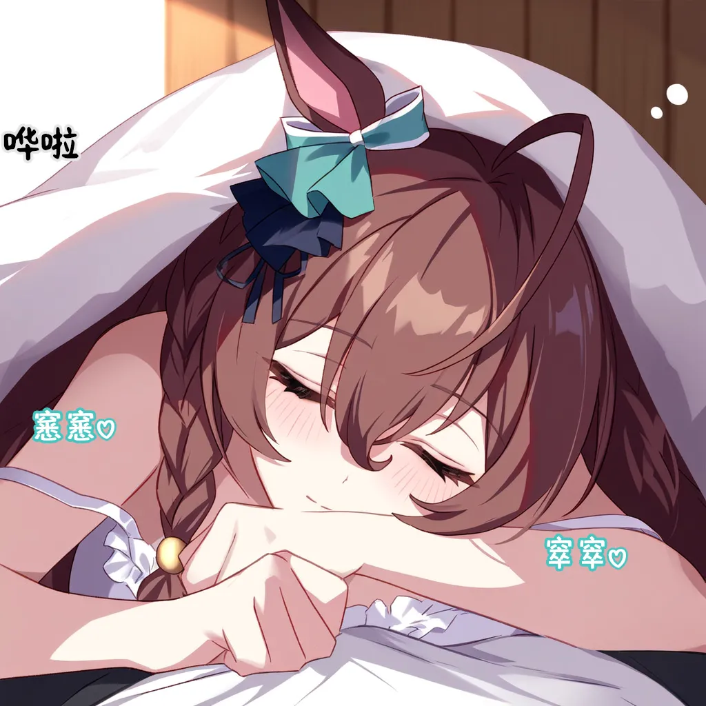 [세로냥] [AI Generated] 目白光明的有点悠哉的发情期 image number 3