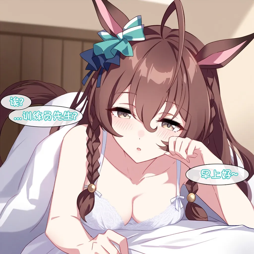 [세로냥] [AI Generated] 目白光明的有点悠哉的发情期 image number 5