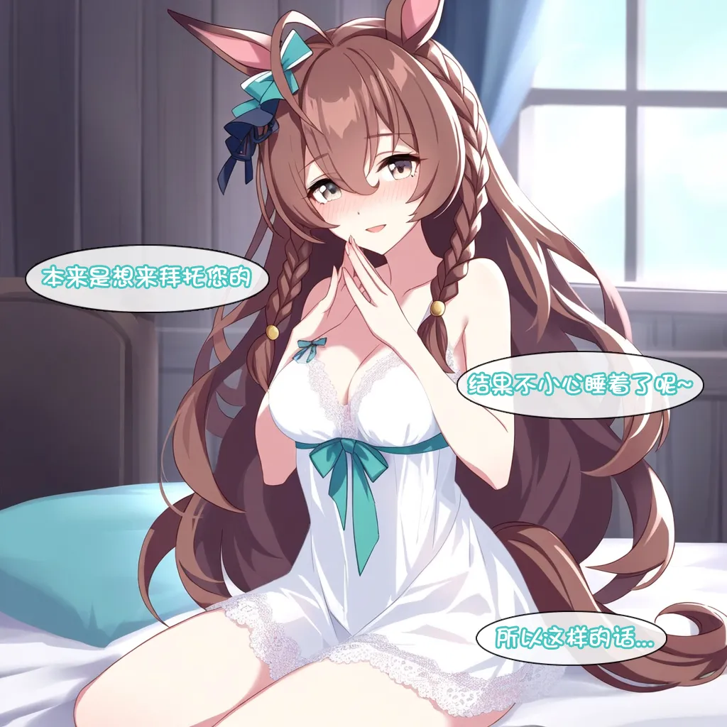 [세로냥] [AI Generated] 目白光明的有点悠哉的发情期 image number 9