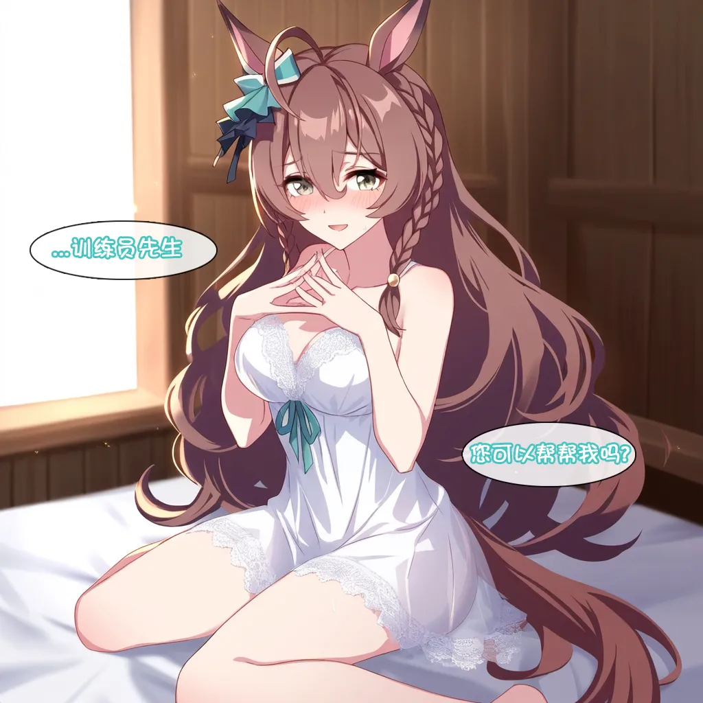 [세로냥] [AI Generated] 目白光明的有点悠哉的发情期 image number 10