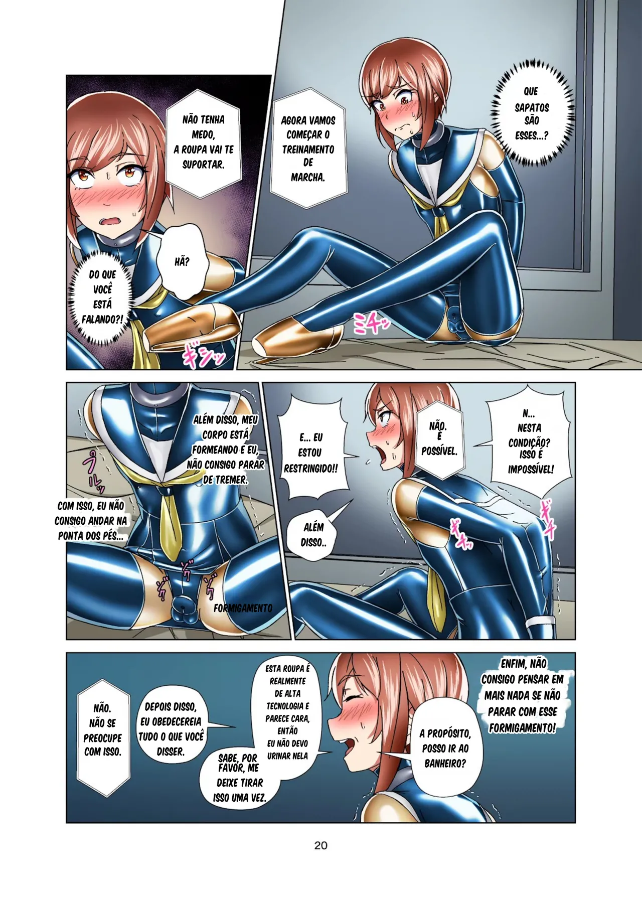 Kimi Senyou Kousoku Kyousei Mesuiki Suit | Bondage Extremo e Teste de Fantasia MESUIKI com VOCÊ (decensored) image number 20