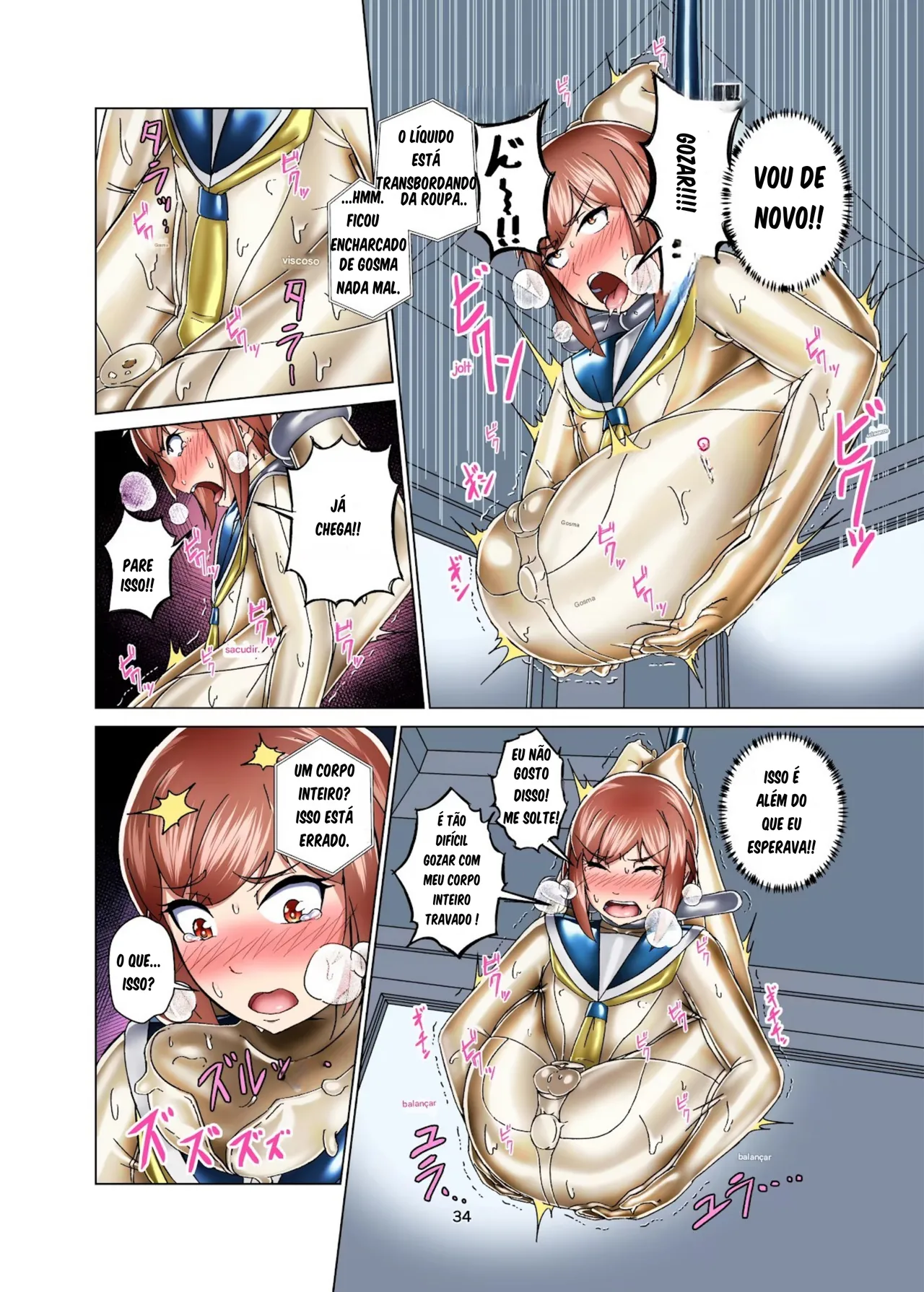 Kimi Senyou Kousoku Kyousei Mesuiki Suit | Bondage Extremo e Teste de Fantasia MESUIKI com VOCÊ (decensored) image number 34