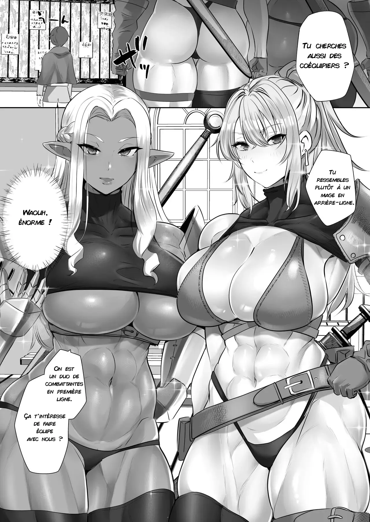 [Boston Tea Party (TeaIndian)] Teisou Gyakuten Deka Isekai Tensei ~Yarimoku Onna Boukensha PT ni Tsukamatte Shimaimashita~ [French] 画像番号 5