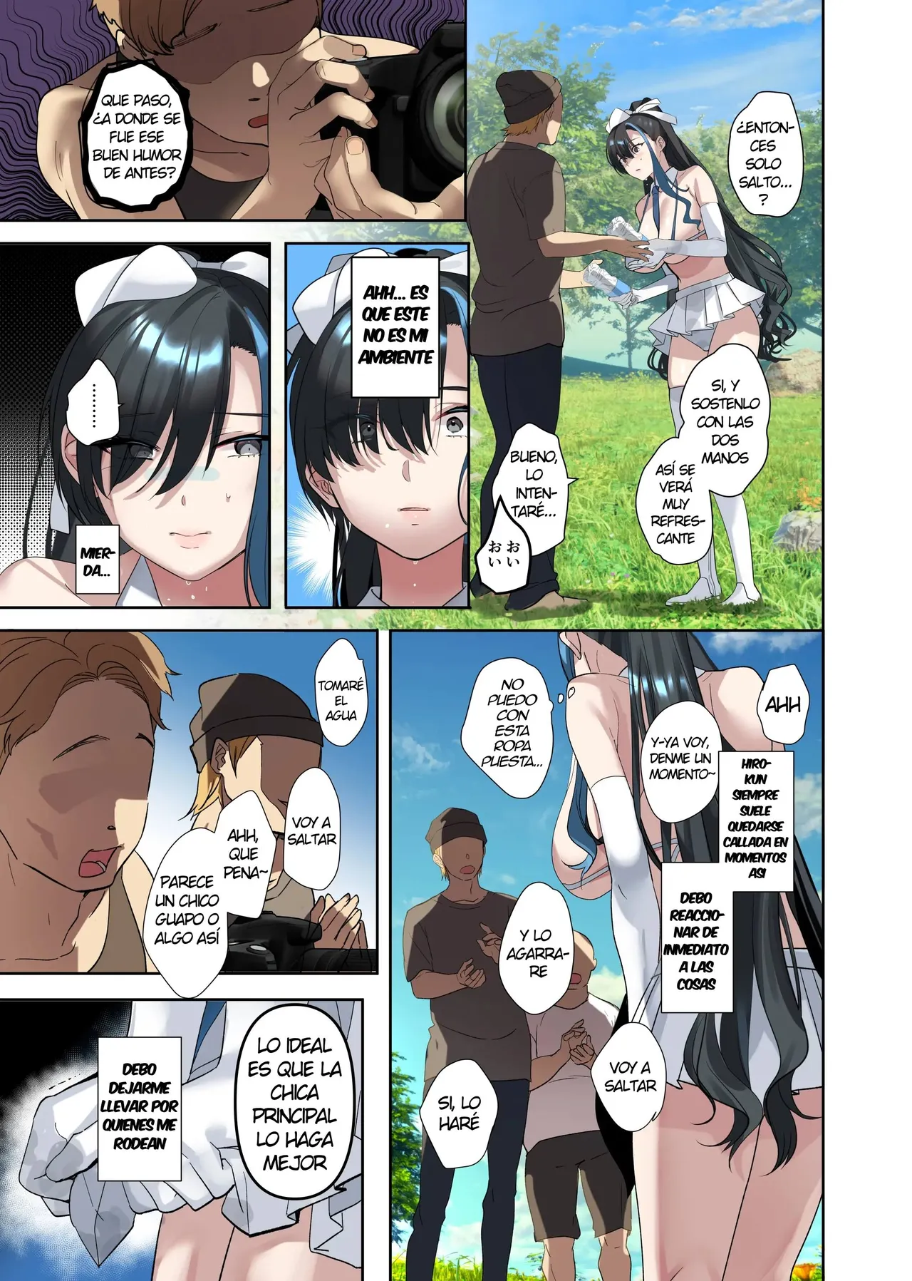 [ROUTE1 (Taira Tsukune)] Oshi-sama to Irekawatta Genkai Otaku-kun [Spanish] [Delnero] [Digital] image number 23