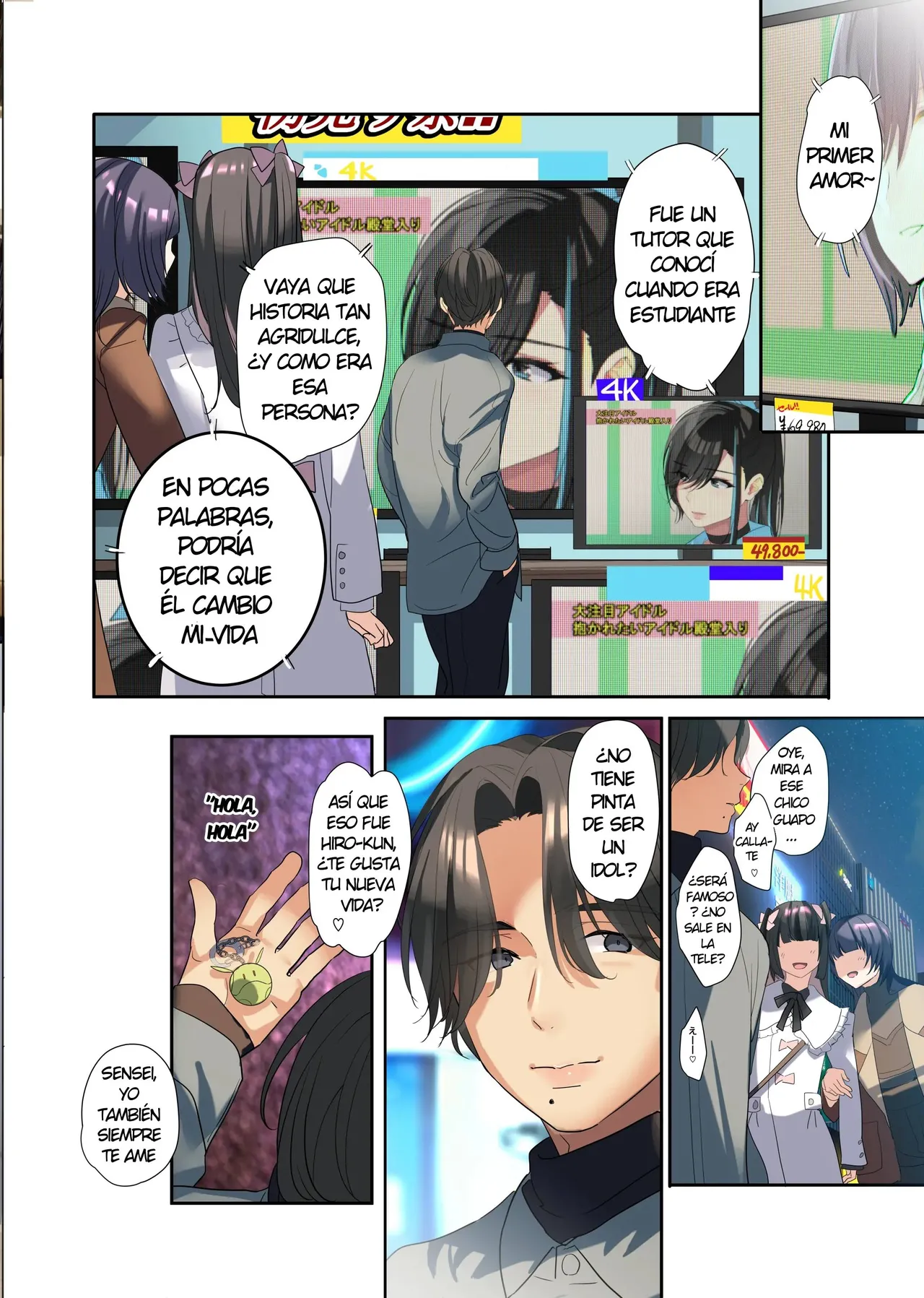 [ROUTE1 (Taira Tsukune)] Oshi-sama to Irekawatta Genkai Otaku-kun [Spanish] [Delnero] [Digital] image number 50