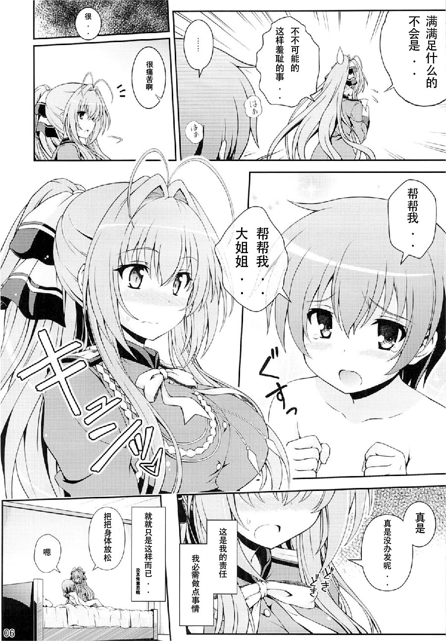 (COMIC1☆9) [Yumeya Honpo (Mukeikaku)] Tasukete!! Isuzu Onee-san! (Amagi Brilliant Park) [Chinese] [黑色彼岸花個人漢化] imagen número 6