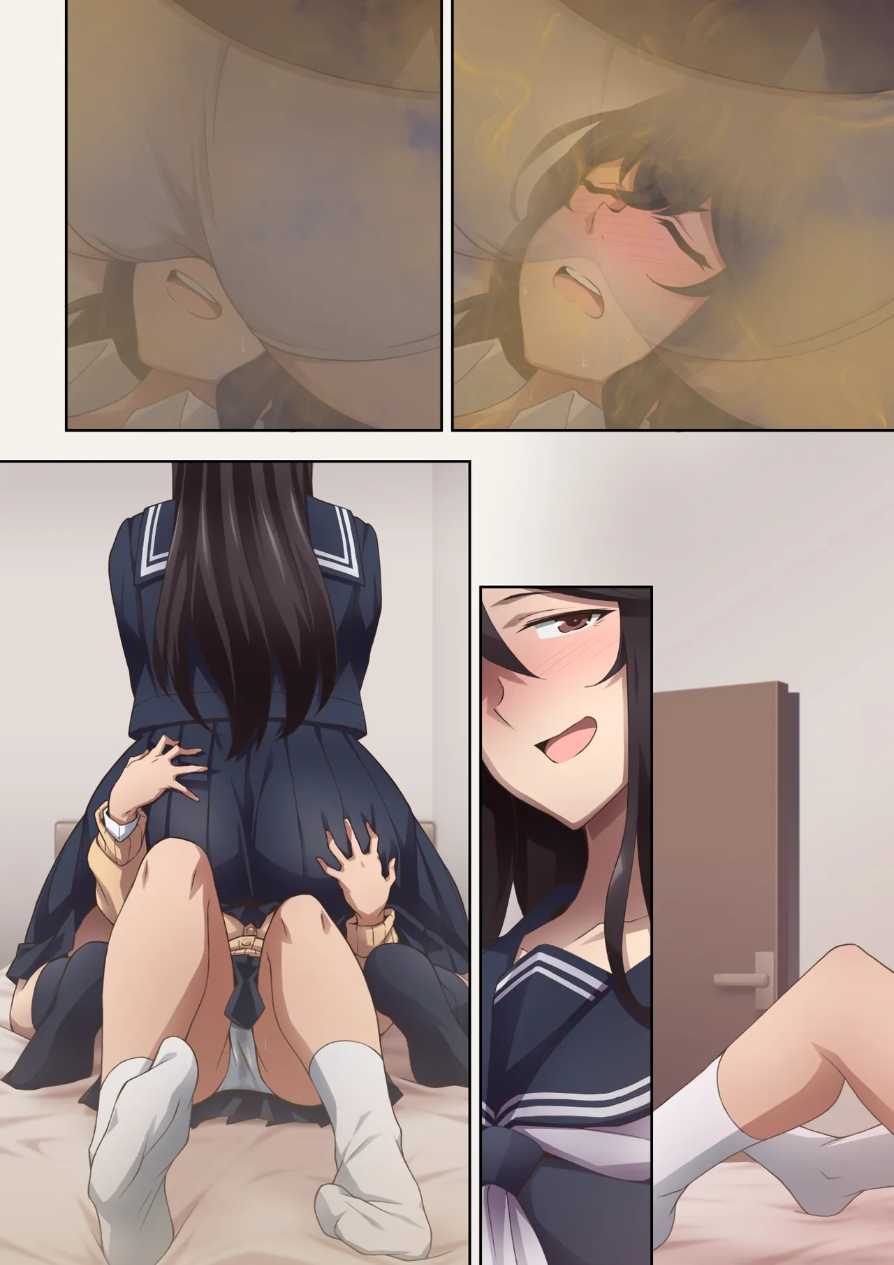 [Kaori no Chikara (Kaze no Koe)] Two Sadistic Friends Who Actually Love Fart Play Get Into a Crazy Relationship When They Start Smelling Each Other's Farts image number 56