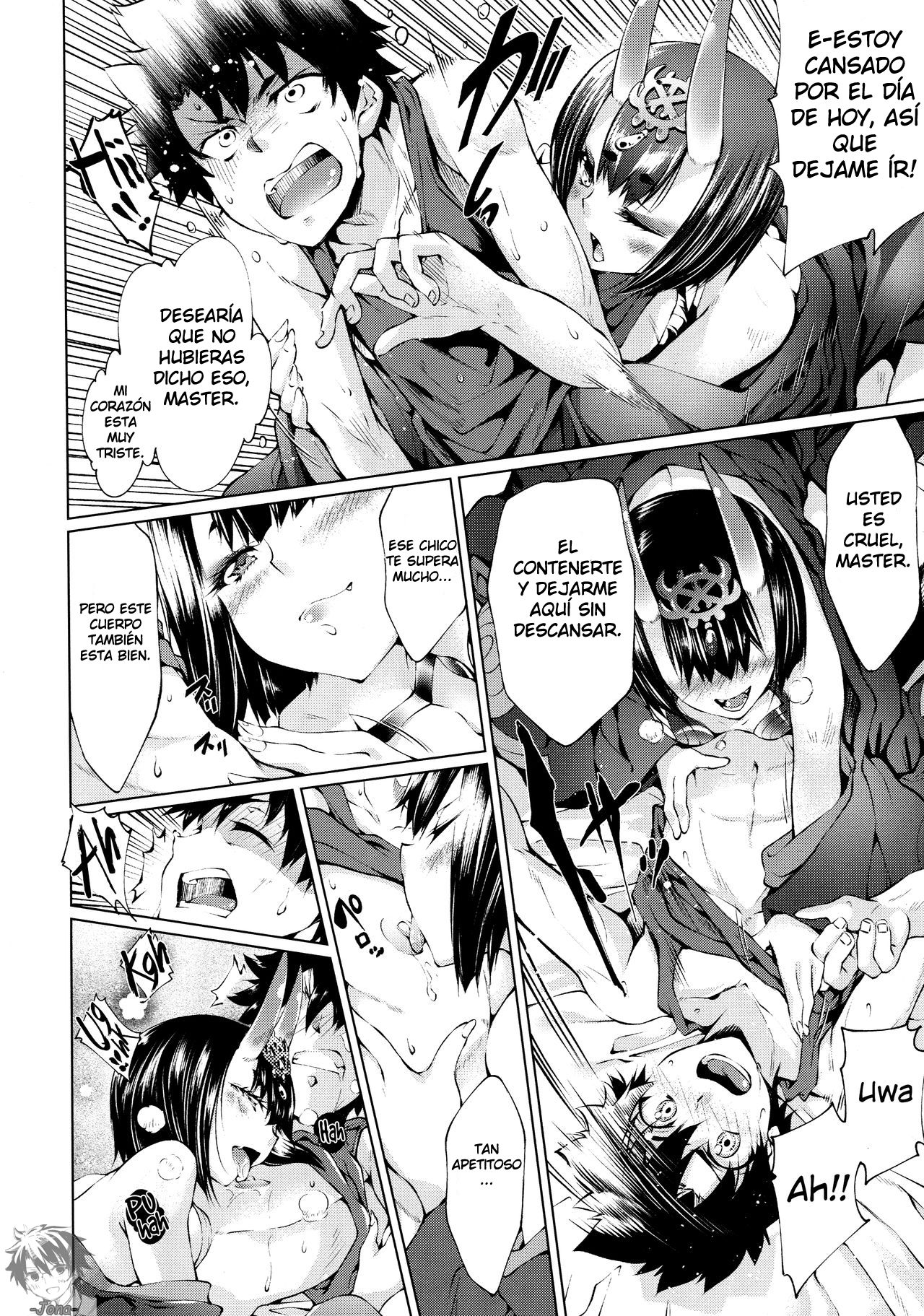 (SC2016 Summer) [Jet-Black Baselarde (Kuno Touya)] Shuten Oni Asobi (Fate/Grand Order) [Spanish] 6eme image