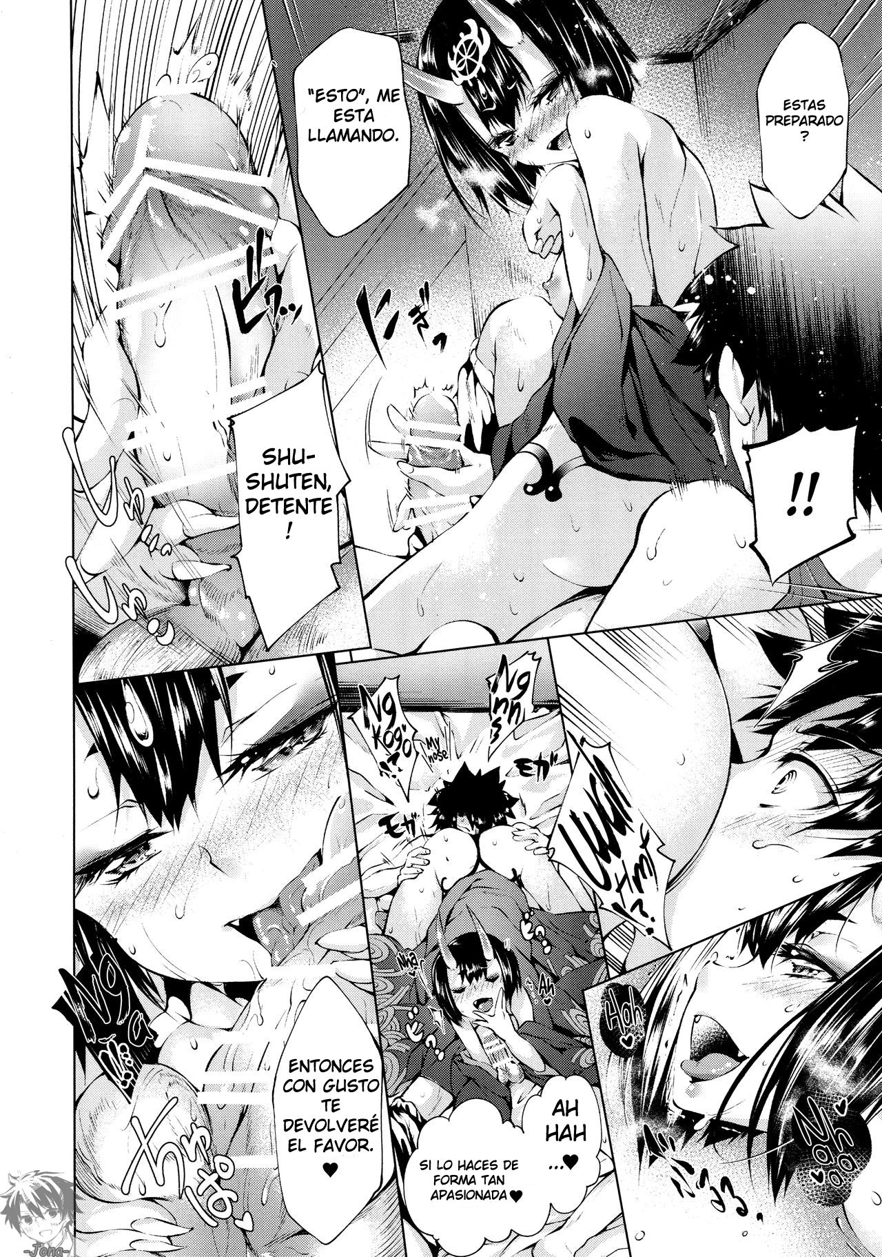 (SC2016 Summer) [Jet-Black Baselarde (Kuno Touya)] Shuten Oni Asobi (Fate/Grand Order) [Spanish] 8eme image