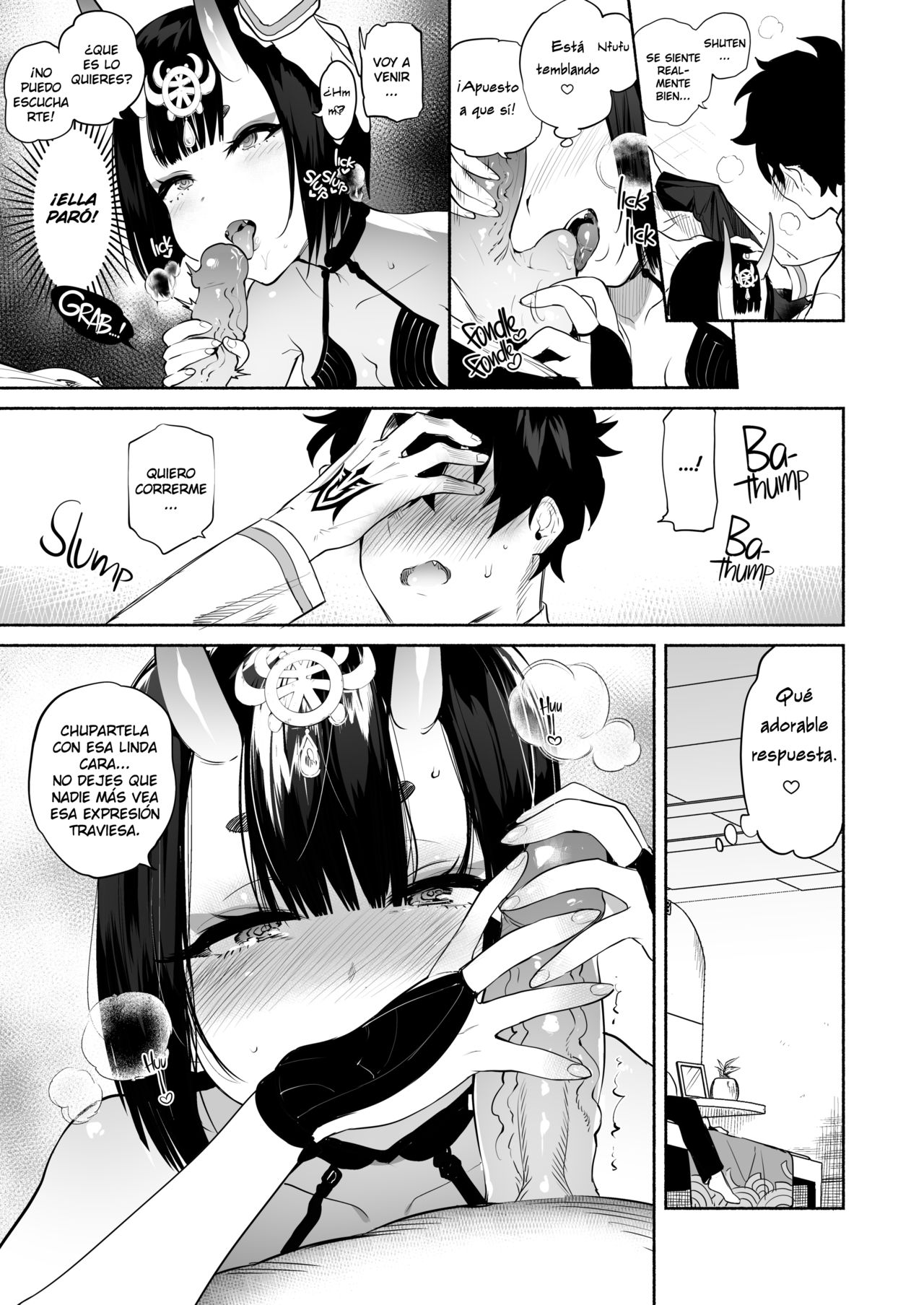 [Yuzuya (Yuzuha)] Shuten Douji ga Nuitekureru Hon (Fate/Grand Order) [Spanish] [Irkum Scan] [Decensored] [Digital] 이미지 번호 10