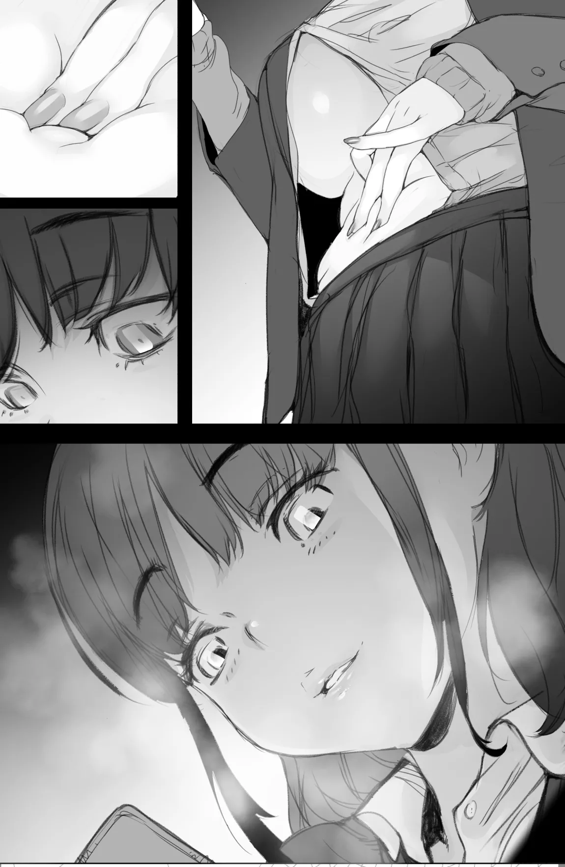 [Komatsuna Salad (Hazuki Ten)] Tsuukin Densha de Oppai o Mise ni Kuru Musume ga Ite Komattemasu｜Estoy teniendo problemas con la chica que me enseña sus pechos en el tren de camino al trabajo cada vez que estamos cerca [Spanish] [Imperio Scan] numero di immagine  83