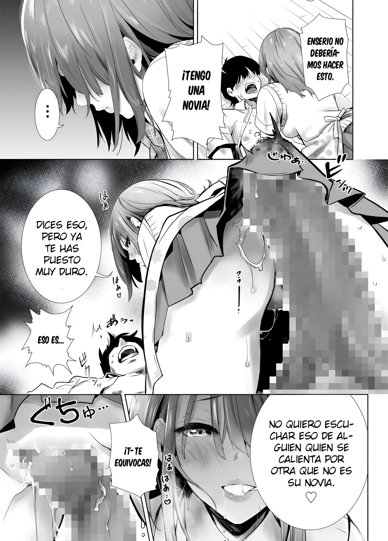 [Towelket] Hajimete Kanojo ga Dekita no ni...｜Me conseguí una novia pero... [Spanish] [Imperio Scan] image number 5