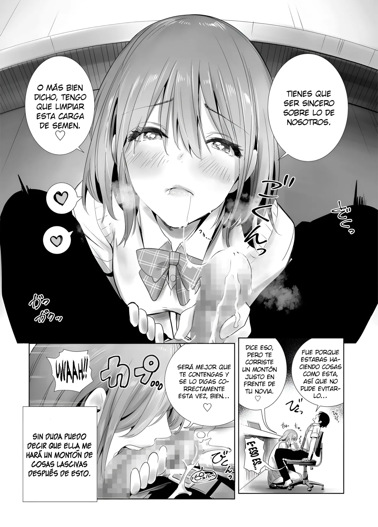 [Towelket] Hajimete Kanojo ga Dekita no ni...｜Me conseguí una novia pero... [Spanish] [Imperio Scan] image number 39