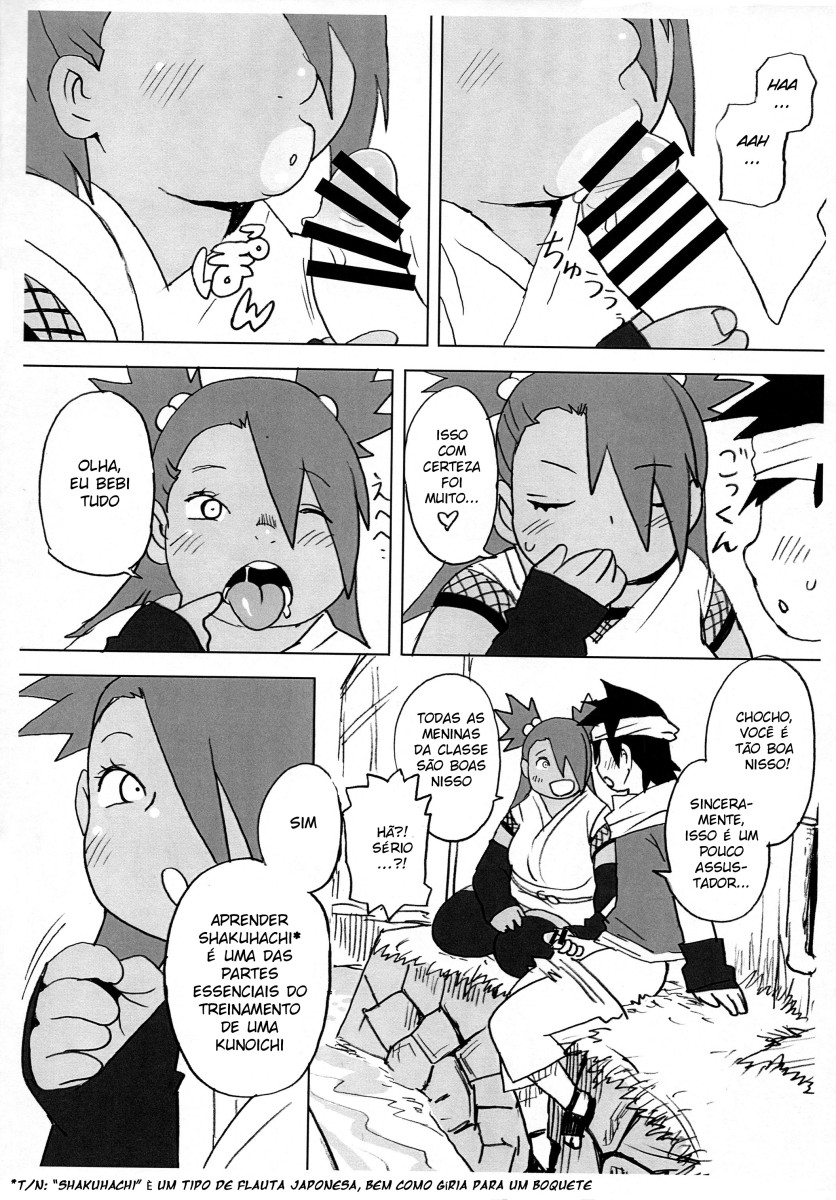 [UNKNOWN MEAT (Kojima Video)] Akimichi Chocho Tadaima Kunoichi Shugyochu (Boruto) [Portuguese-BR] numero di immagine  8