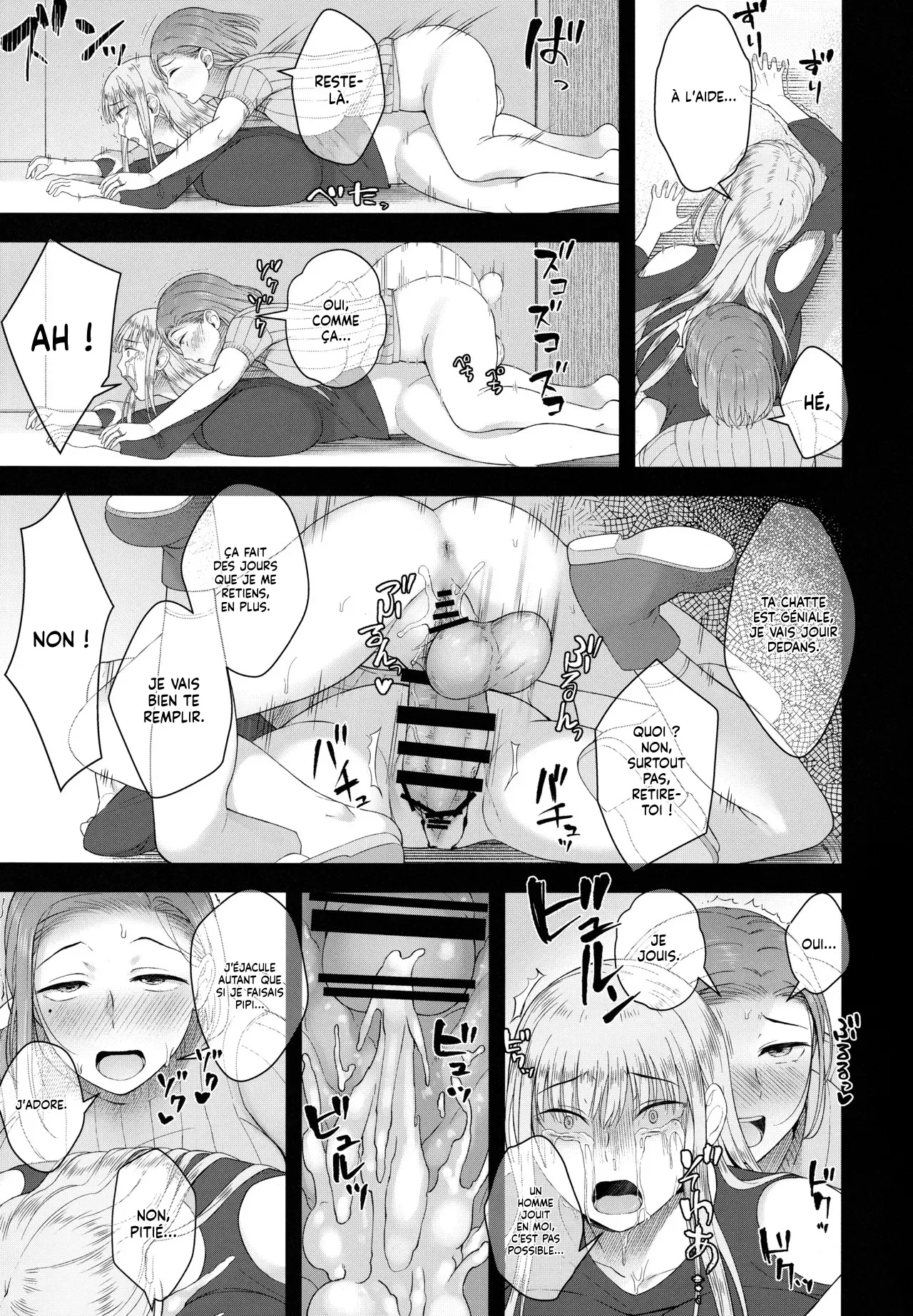 (Futaket 29) [Silicon Jichou (Condessa)] Hiiragi Haruko wa ○○○ o Hayashita | Une Mère au foyer en manque d'argent s'est fait pousser un Pénis [French] [Lopxi] Bildnummer 18