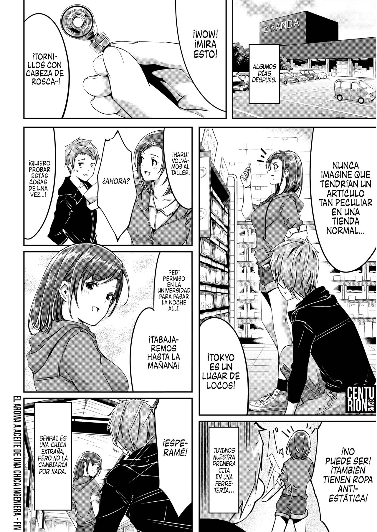 [Gustav] Kougaku Otome wa Oil no Kaori | El aroma a aceite de una chica ingeniera (COMIC HOTMILK 2017-04) [Spanish] [Centurion Scans] [Digital] 20eme image