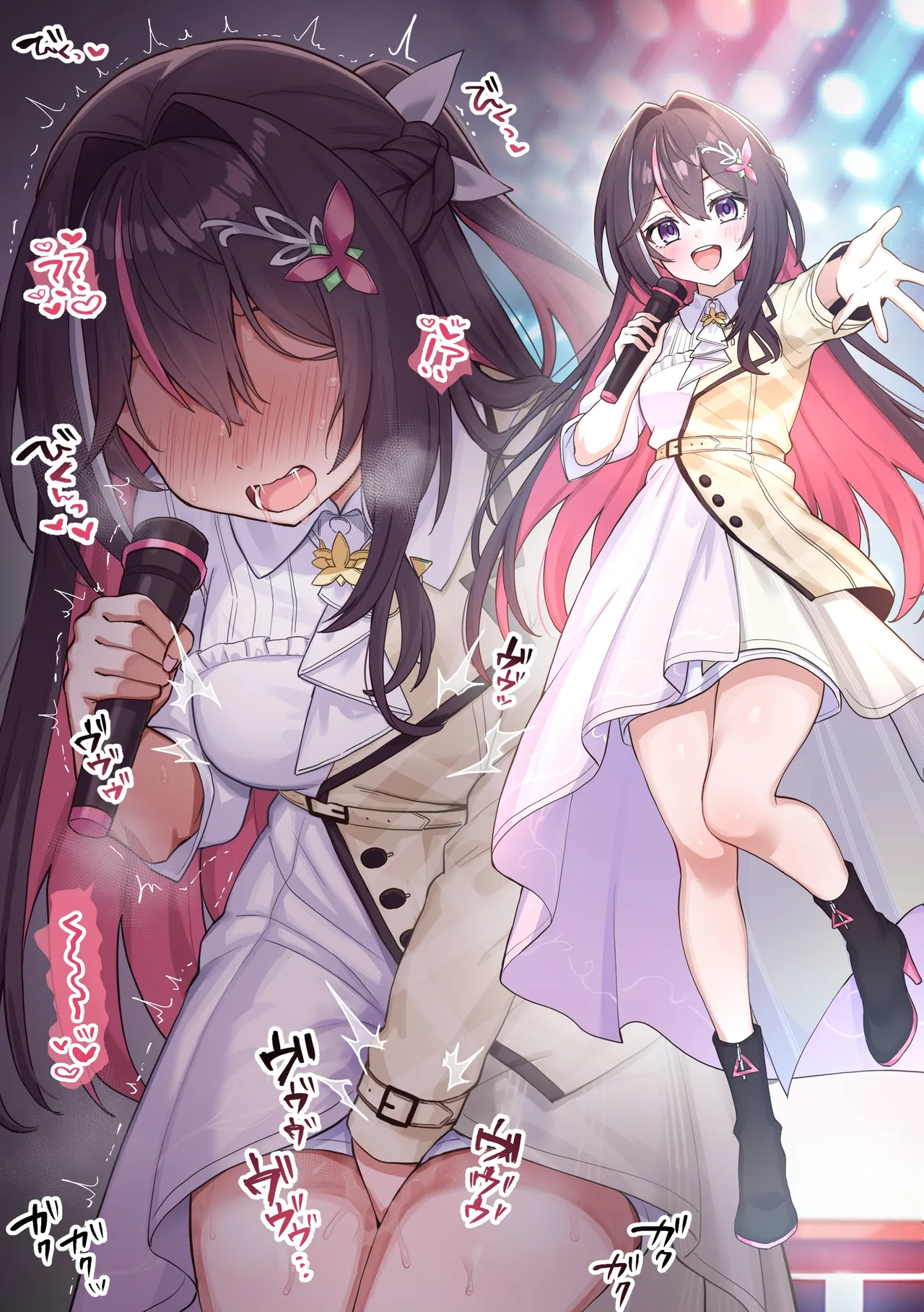 [こけもも] ライブ中の衣装にバイブが仕込まれ、ステージ上でアクメしちゃう AZ〇i (ホロライブ) 图片编号 1