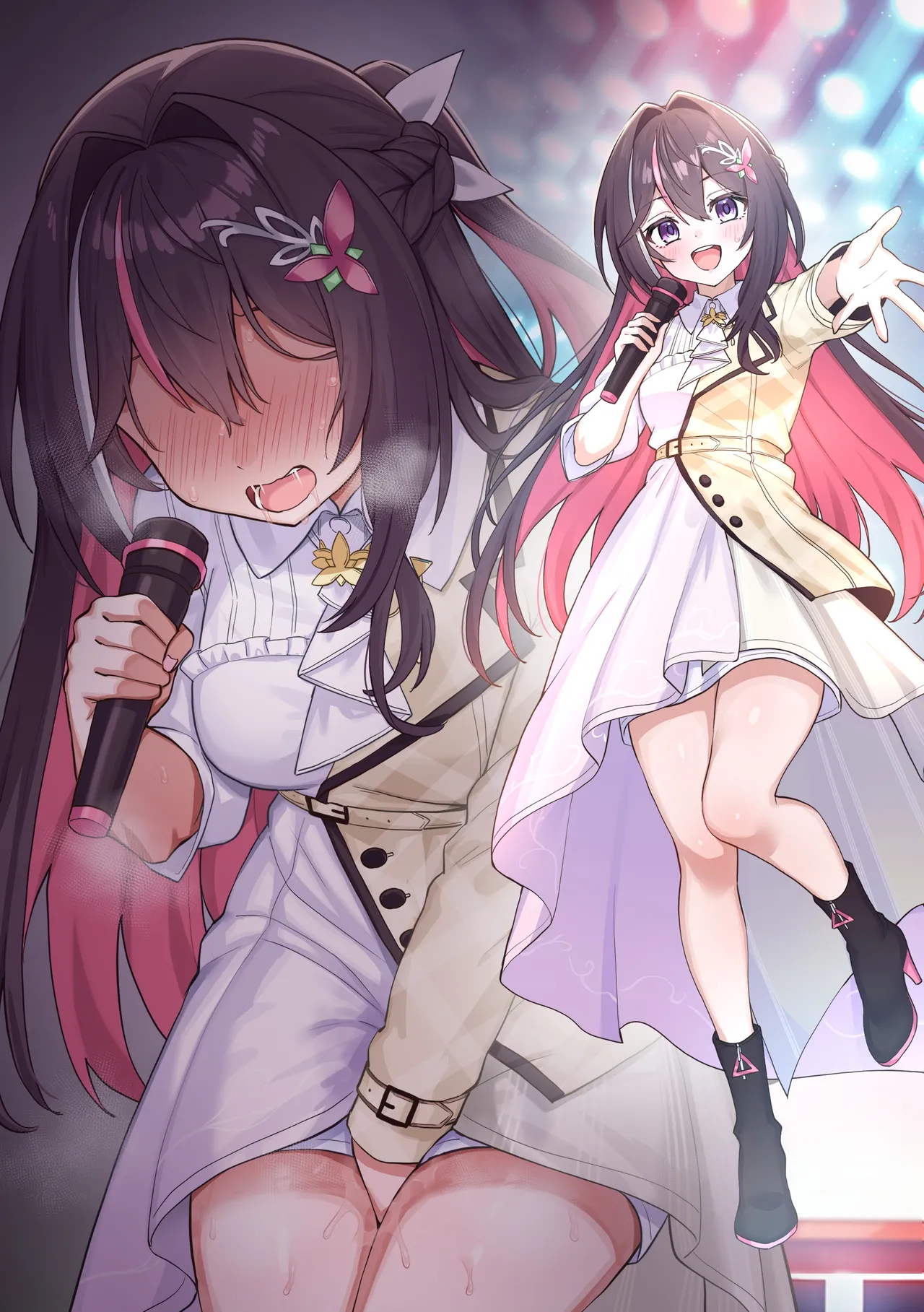 [こけもも] ライブ中の衣装にバイブが仕込まれ、ステージ上でアクメしちゃう AZ〇i (ホロライブ) 图片编号 8