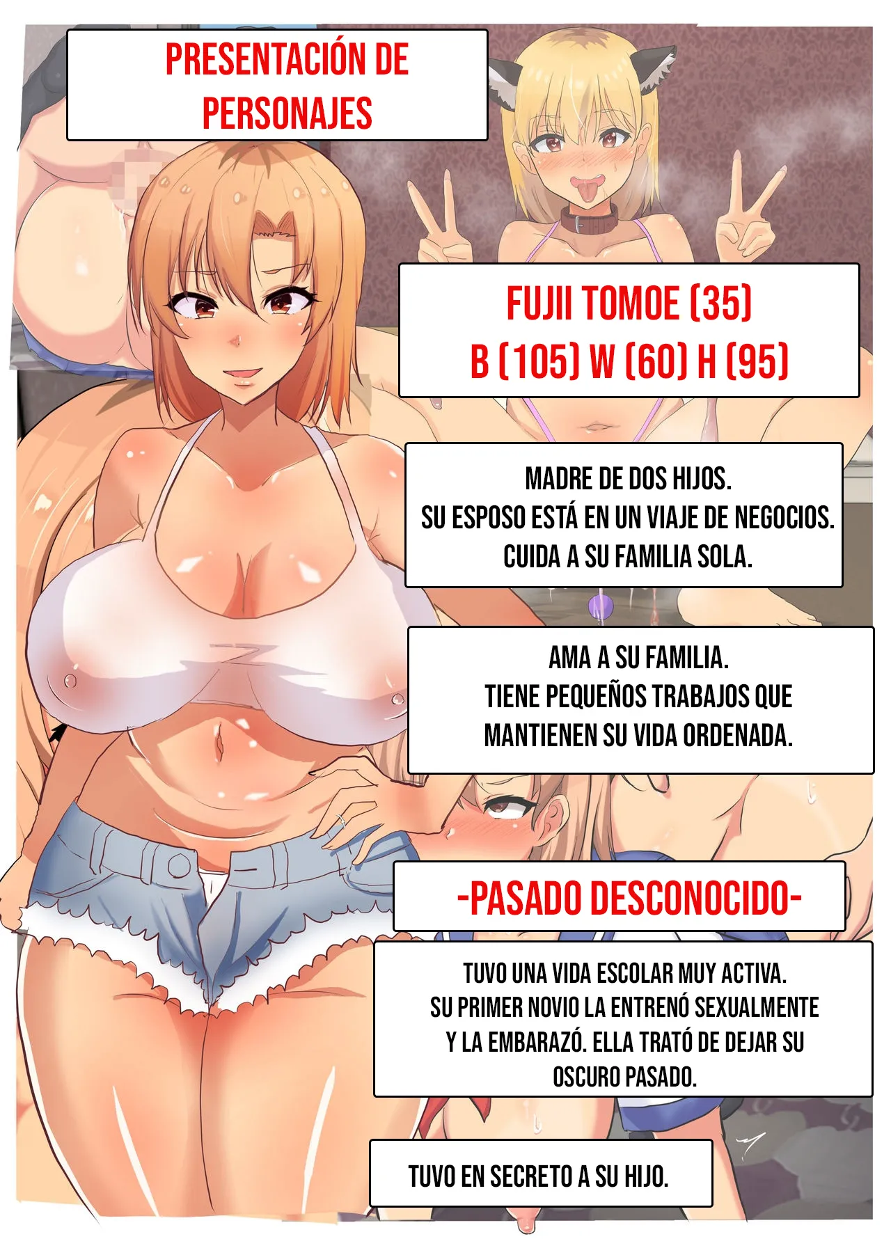 [tarobaumu] ~NTR Kazoku~ Kazoku Omoi no Tsuyoki na Moto Yanmama ga Musuko no Tomodachi no SeFri Benki ni Ochiru made [Spanish] [Lanerte] изображение № 2