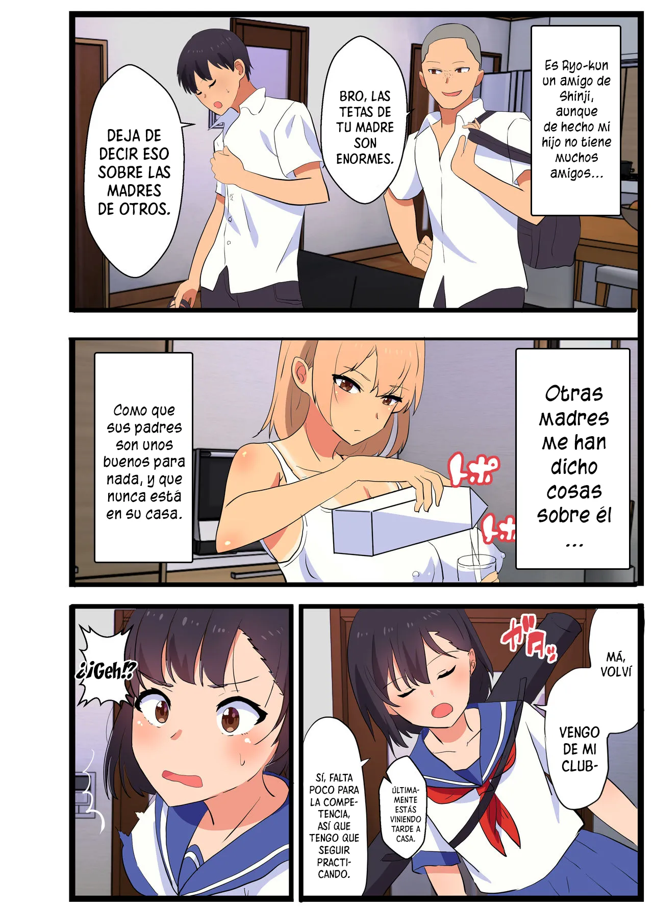 [tarobaumu] ~NTR Kazoku~ Kazoku Omoi no Tsuyoki na Moto Yanmama ga Musuko no Tomodachi no SeFri Benki ni Ochiru made [Spanish] [Lanerte] изображение № 8