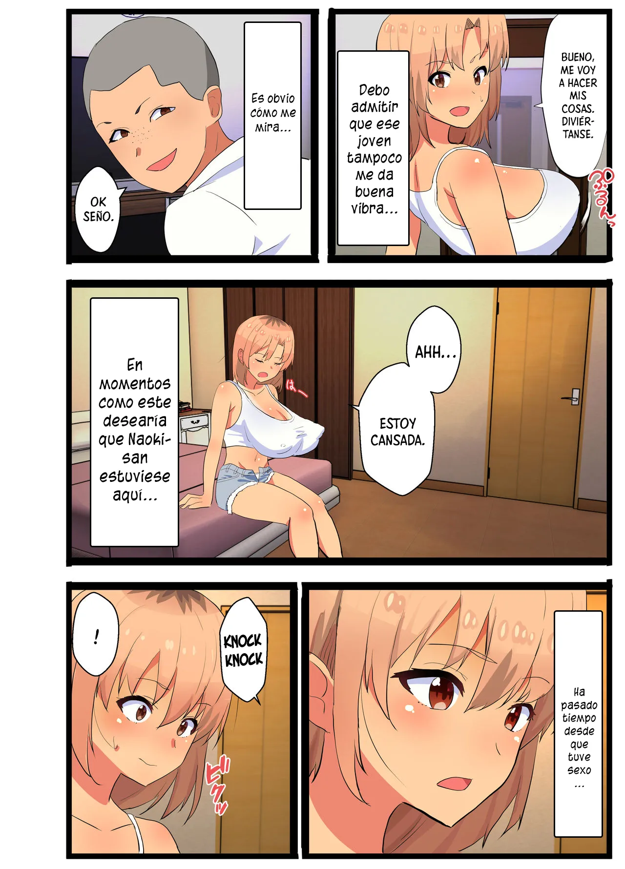 [tarobaumu] ~NTR Kazoku~ Kazoku Omoi no Tsuyoki na Moto Yanmama ga Musuko no Tomodachi no SeFri Benki ni Ochiru made [Spanish] [Lanerte] изображение № 10