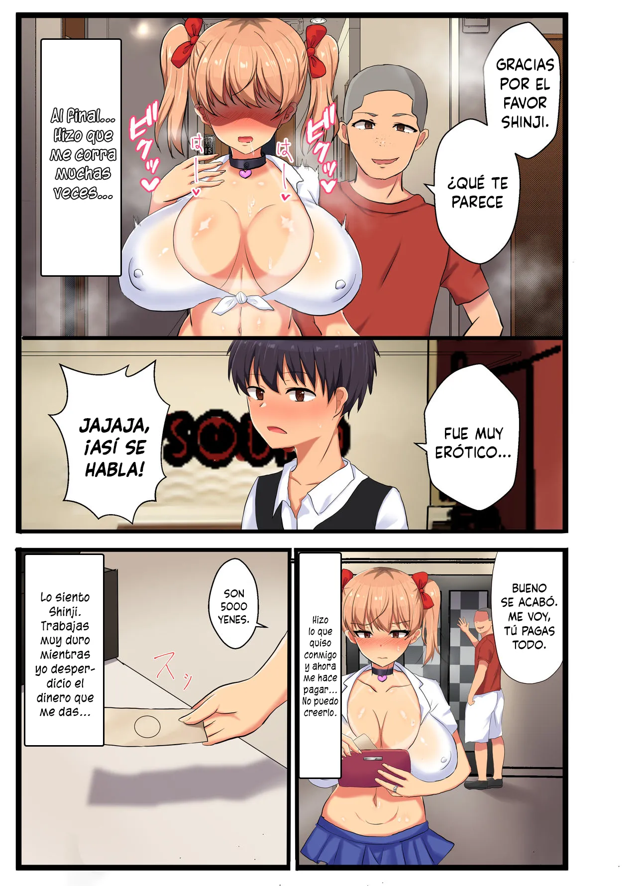 [tarobaumu] ~NTR Kazoku~ Kazoku Omoi no Tsuyoki na Moto Yanmama ga Musuko no Tomodachi no SeFri Benki ni Ochiru made [Spanish] [Lanerte] изображение № 27