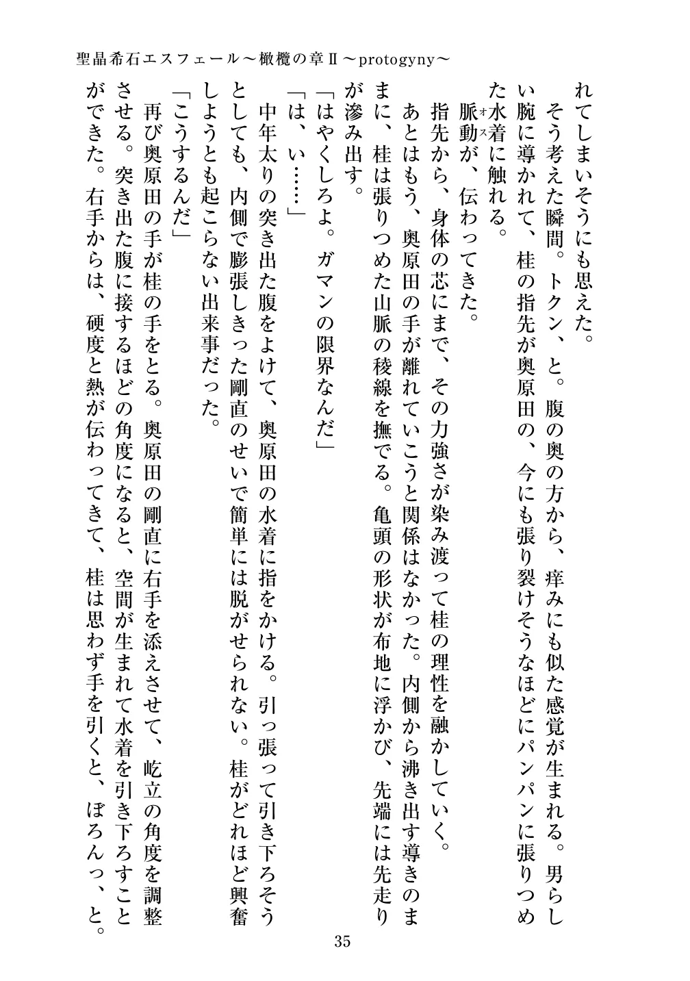 [Vpan's EXTASY (ADU, Satou Kuuki)] Holy Crystal Esphere - Olive Chapter II ~Protogyny imagen número 35