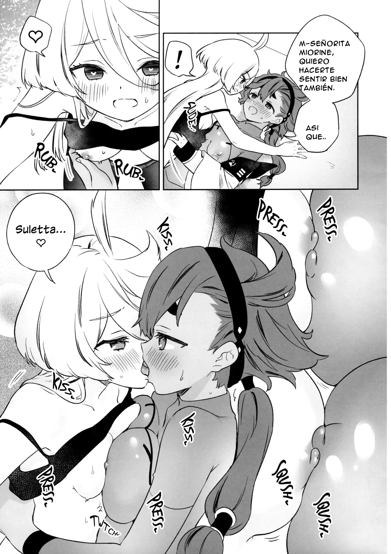 (C103) [Gutsutoma (Tachi)] Greenhouse Nostalgia (Mobile Suit Gundam: The Witch from Mercury) Spanish](CristoferDeLosAndes) 图片编号 21