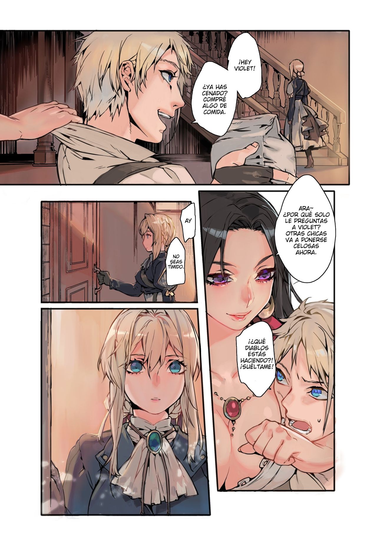 [Aoin no Junreibi (Aoin)] Dreaming Garden | Jardín de Ensueño (Violet EverGarden) [Spanish] [ZetaWorks] [Digital] изображение № 4