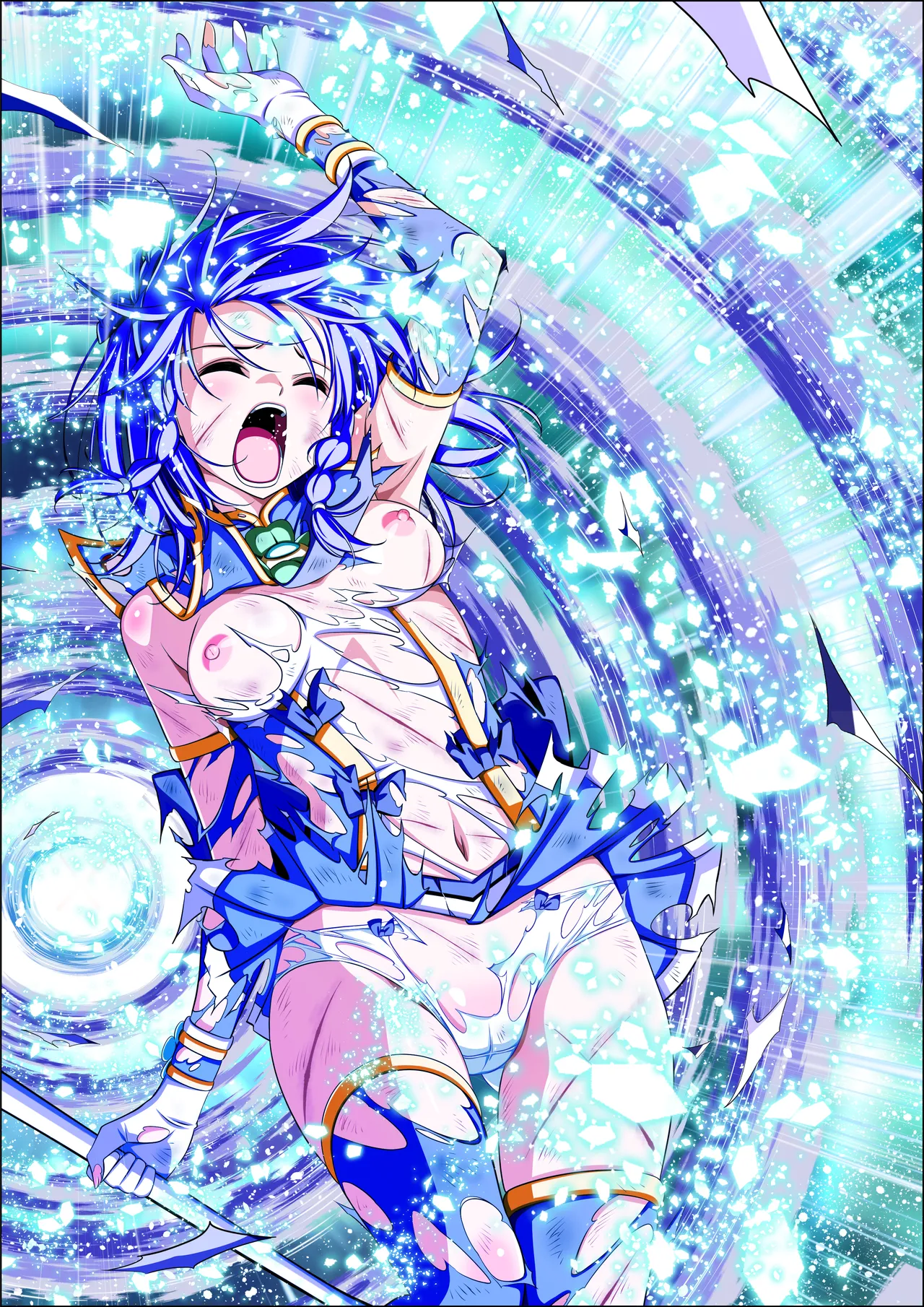 四葉の戦姫クローバーローゼ ボイスコミック第二話（特典② 描き下ろしおまけイラスト） image number 2