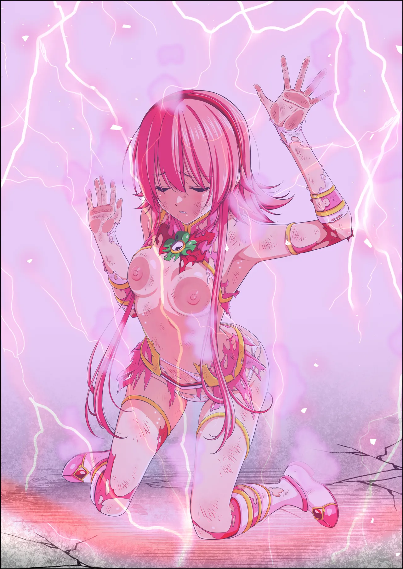 四葉の戦姫クローバーローゼ ボイスコミック第二話（特典② 描き下ろしおまけイラスト） image number 4