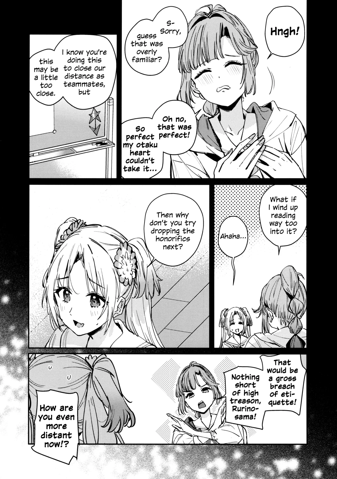 (C106) [virophilia (Orihi Chihiro)] Fukoku Vol. 2 | Conspiracy Vol. 2 (Love Live! Hasunosora Jogakuin School Idol Club) [English] image number 8