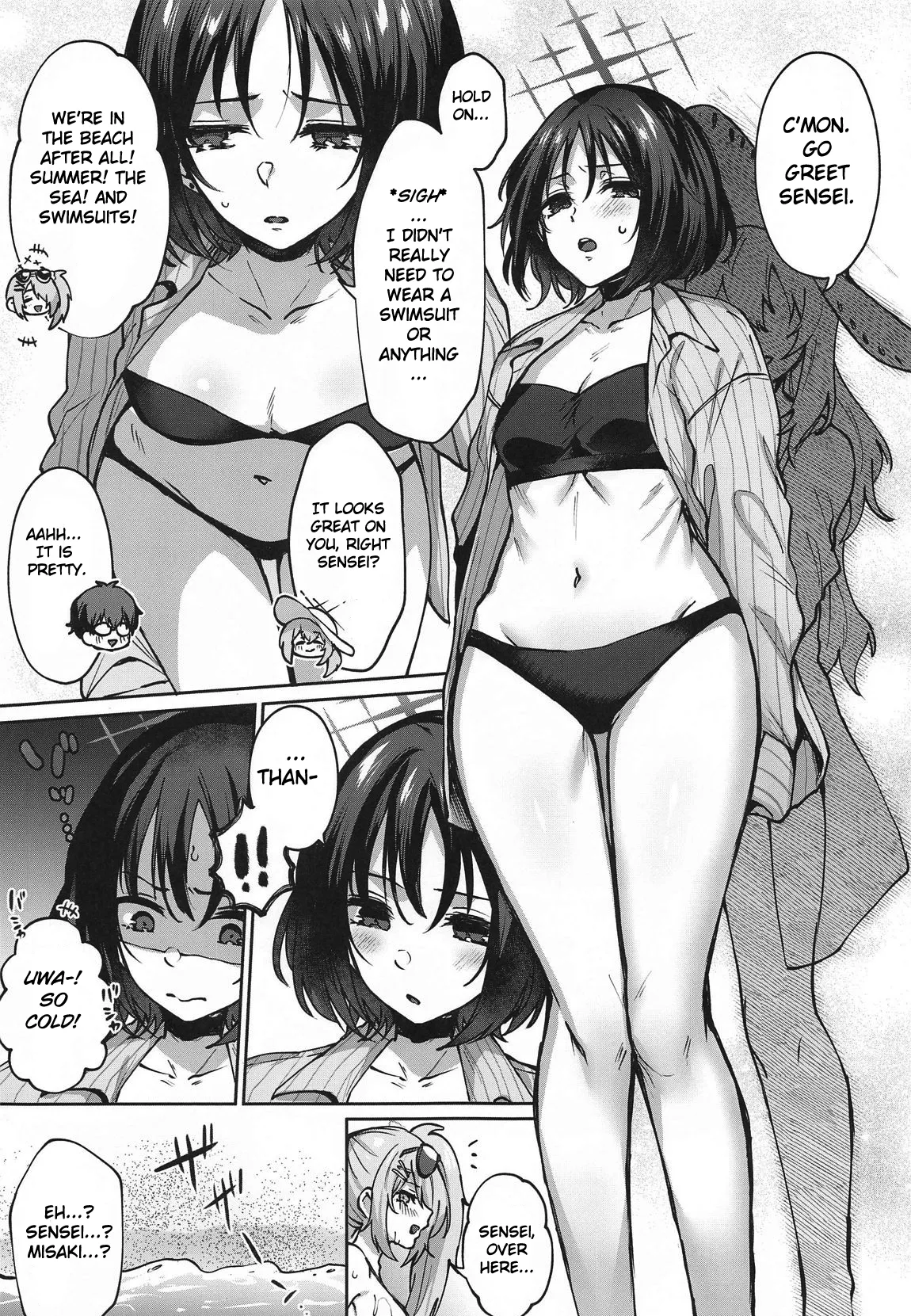 (C105) [Kakinotanehitotsubu (Kakino Nashiko)] Misaki Summer (Blue Archive)[English][MTL] 画像番号 4