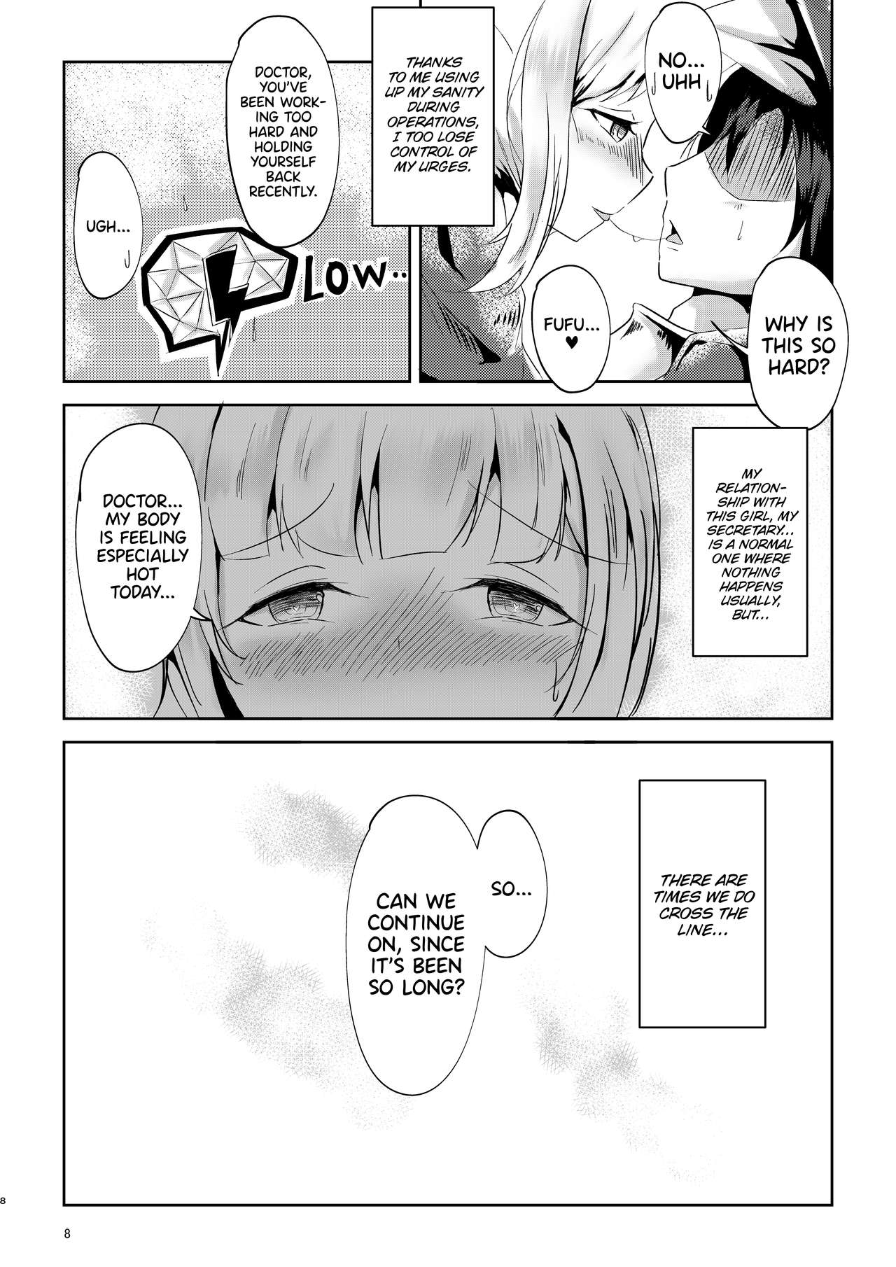 [Shachi (Kokihanada)] Majime (?) na Kanojo no Souai Bolt | The Blue Love Bolt of a Serious (?) Girl (Arknights) [English] [UncontrolSwitchOverflow] изображение № 8